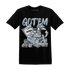Mid Diffused Blue Grey 1s T Shirt Match Dollar Sneaker Box - NastyJamz