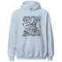 Mid Diffused Blue Grey 1s Hoodie Match Dollar Sneaker Box - NastyJamz