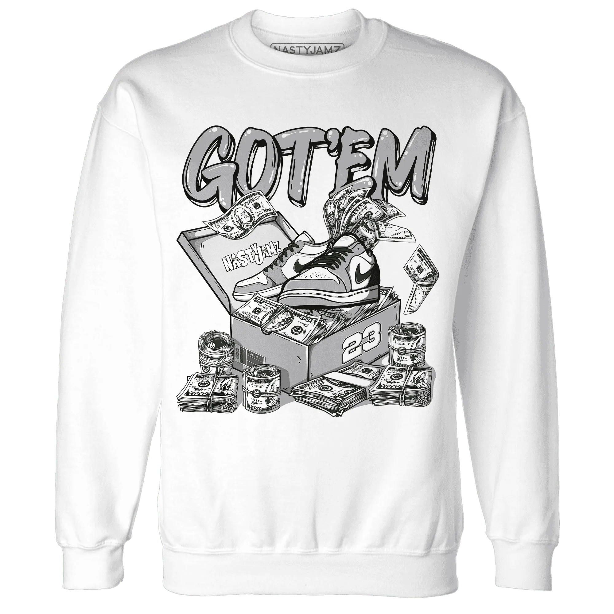 Wolf-Grey-1s-Sweatshirt-Match-Dollar-Sneaker-Box