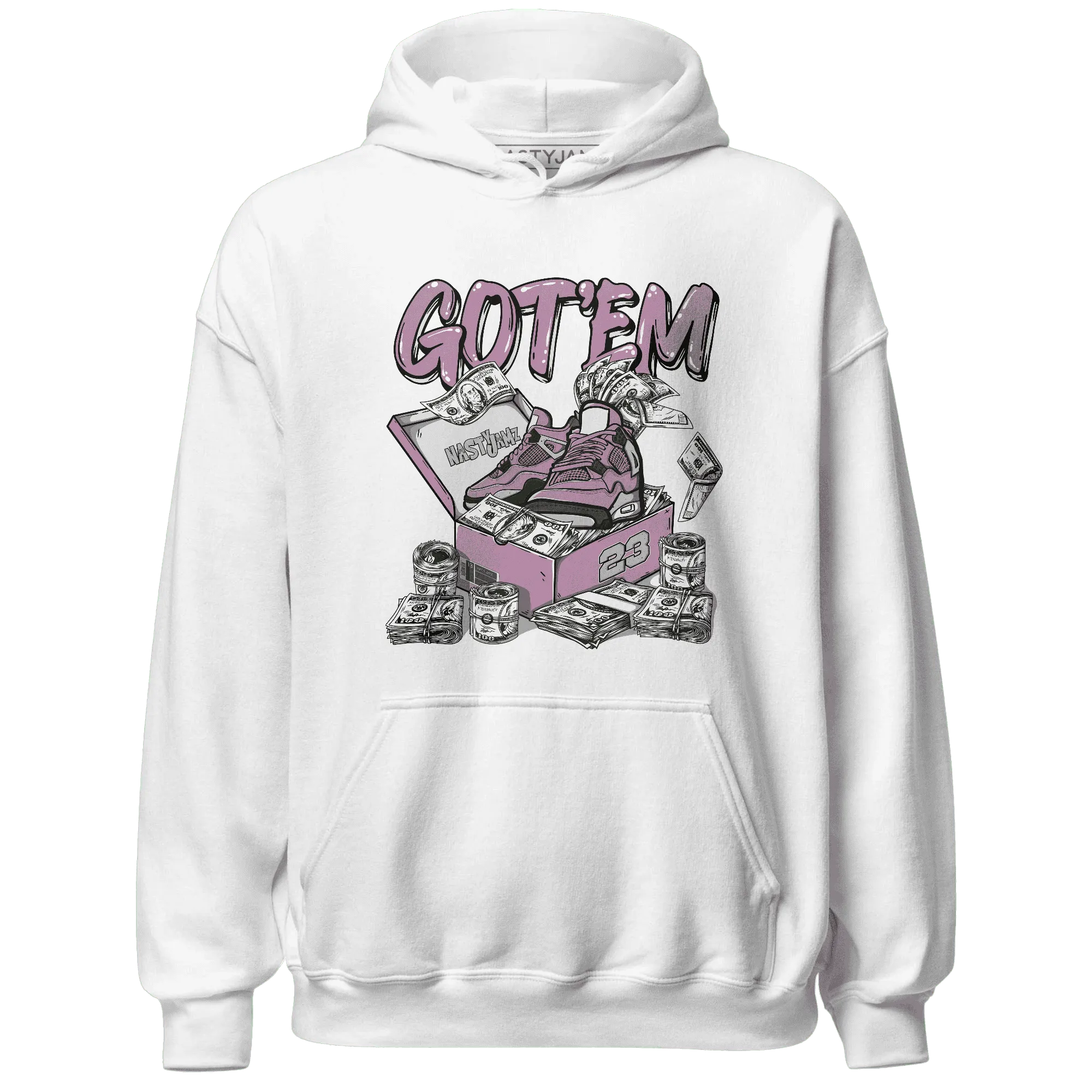 Orchid-Neutral-Grey-Black-White-4s-NastyJamz-Hoodie-Match-Dollar-Sneaker-Box
