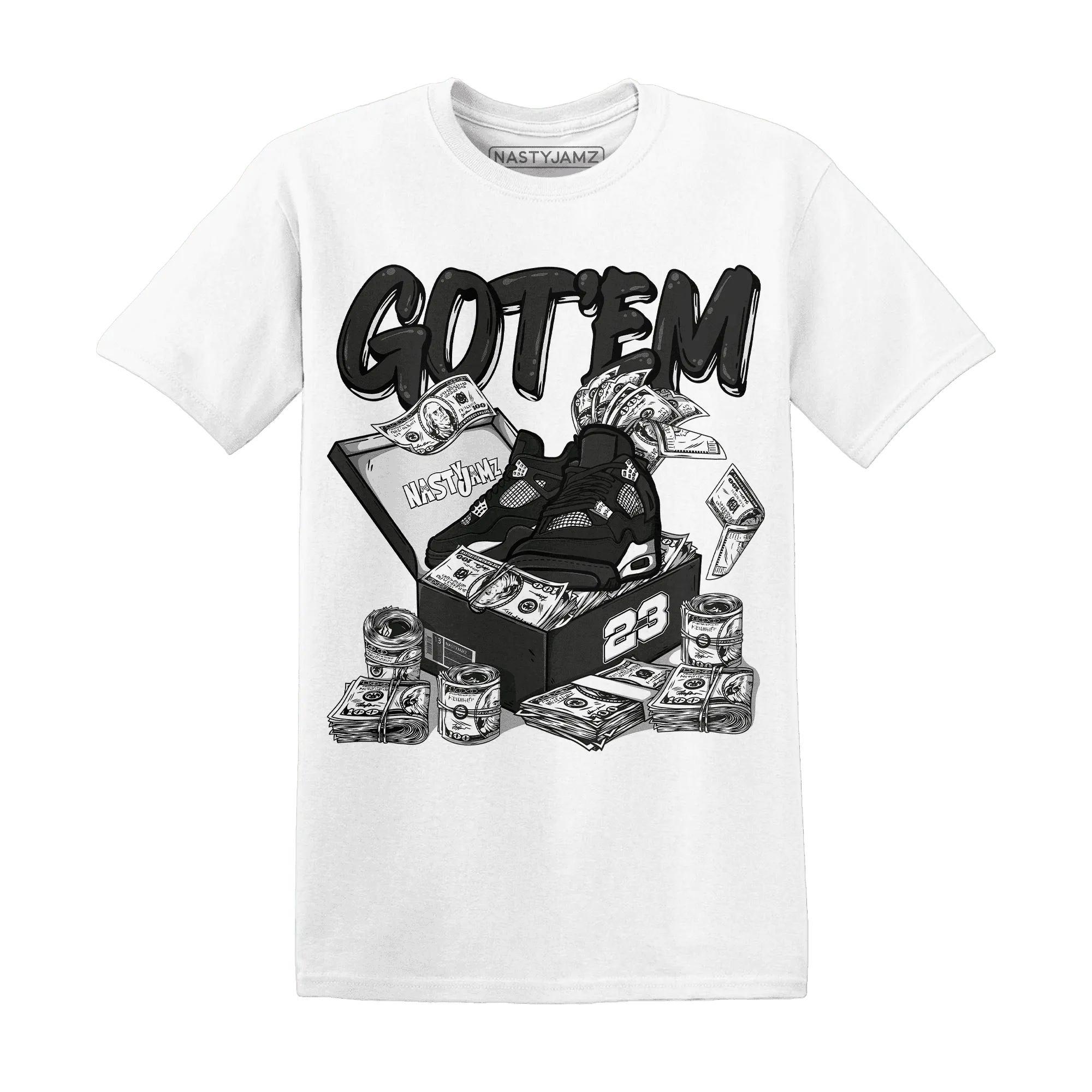 White-Thunder-4s-T-Shirt-Match-Dollar-Sneaker-Box