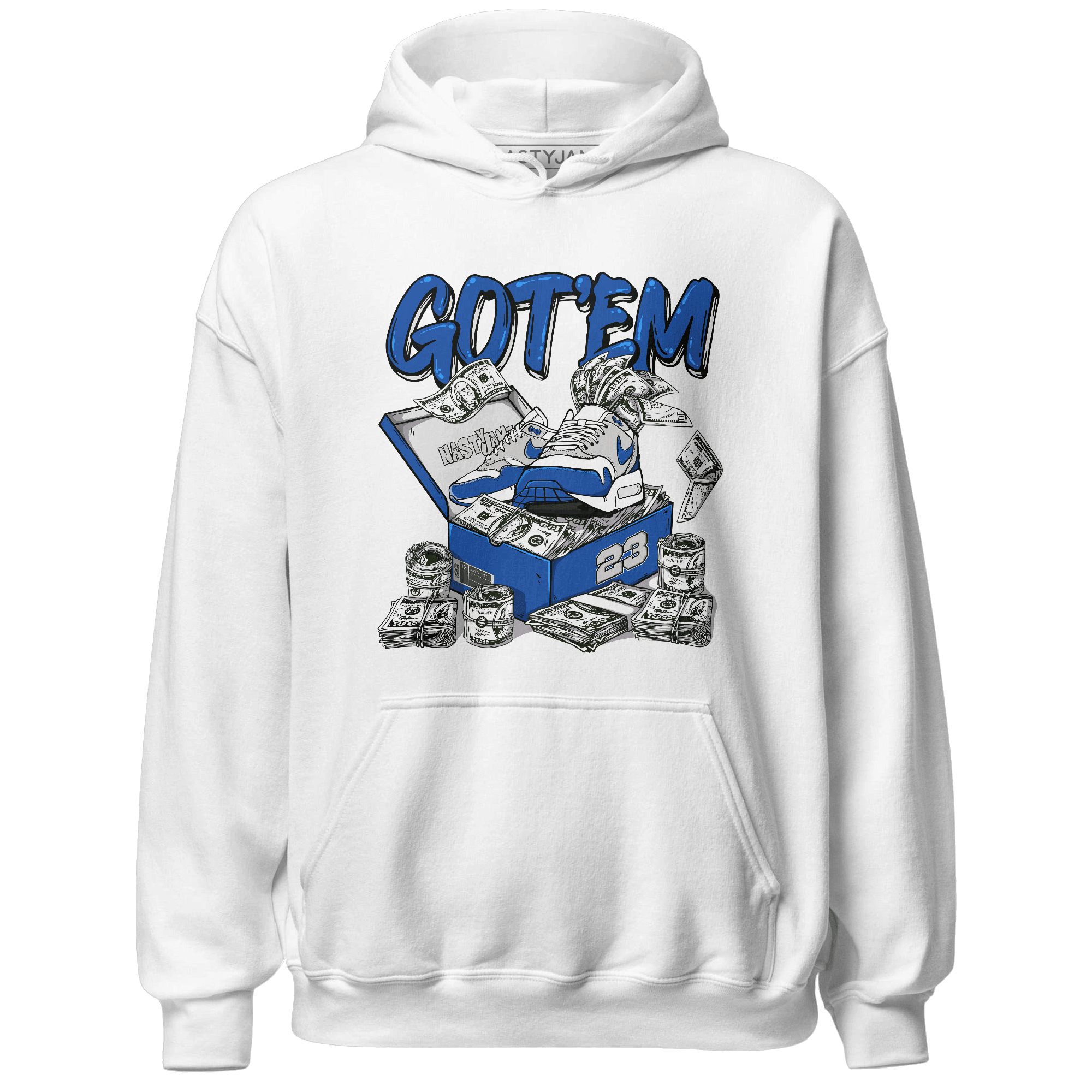 Air Max 1 86 Royal Hoodie Match Dollar Sneaker Box - NastyJamz