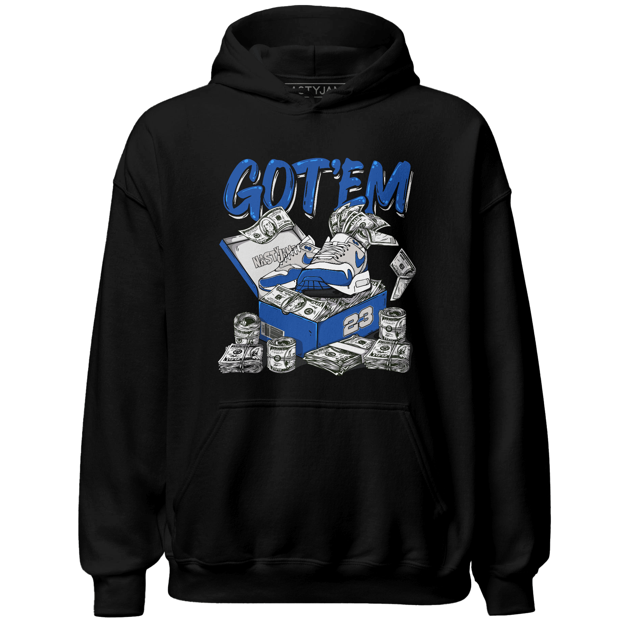 Air Max 1 86 Royal Hoodie Match Dollar Sneaker Box - NastyJamz