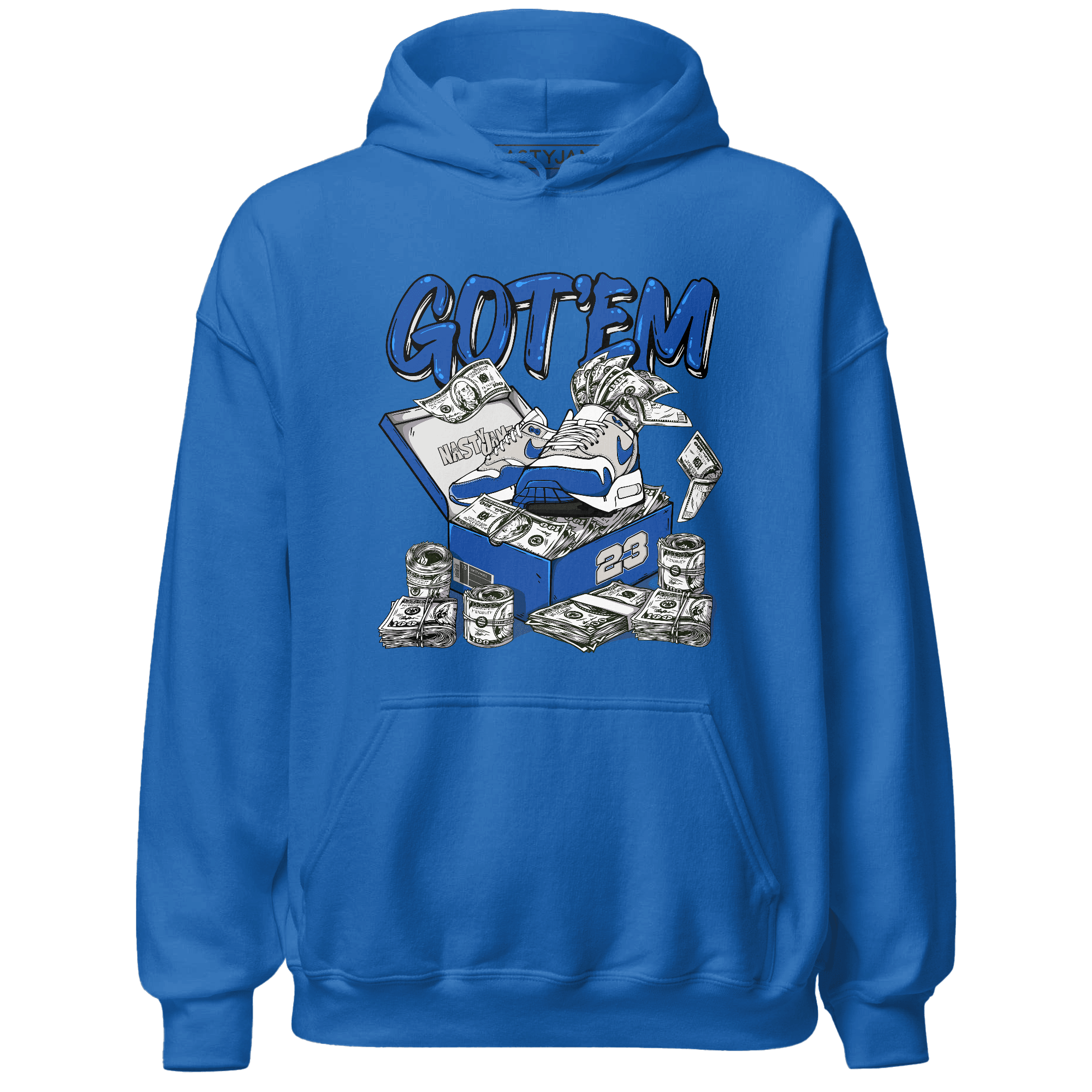 Air Max 1 86 Royal Hoodie Match Dollar Sneaker Box - NastyJamz
