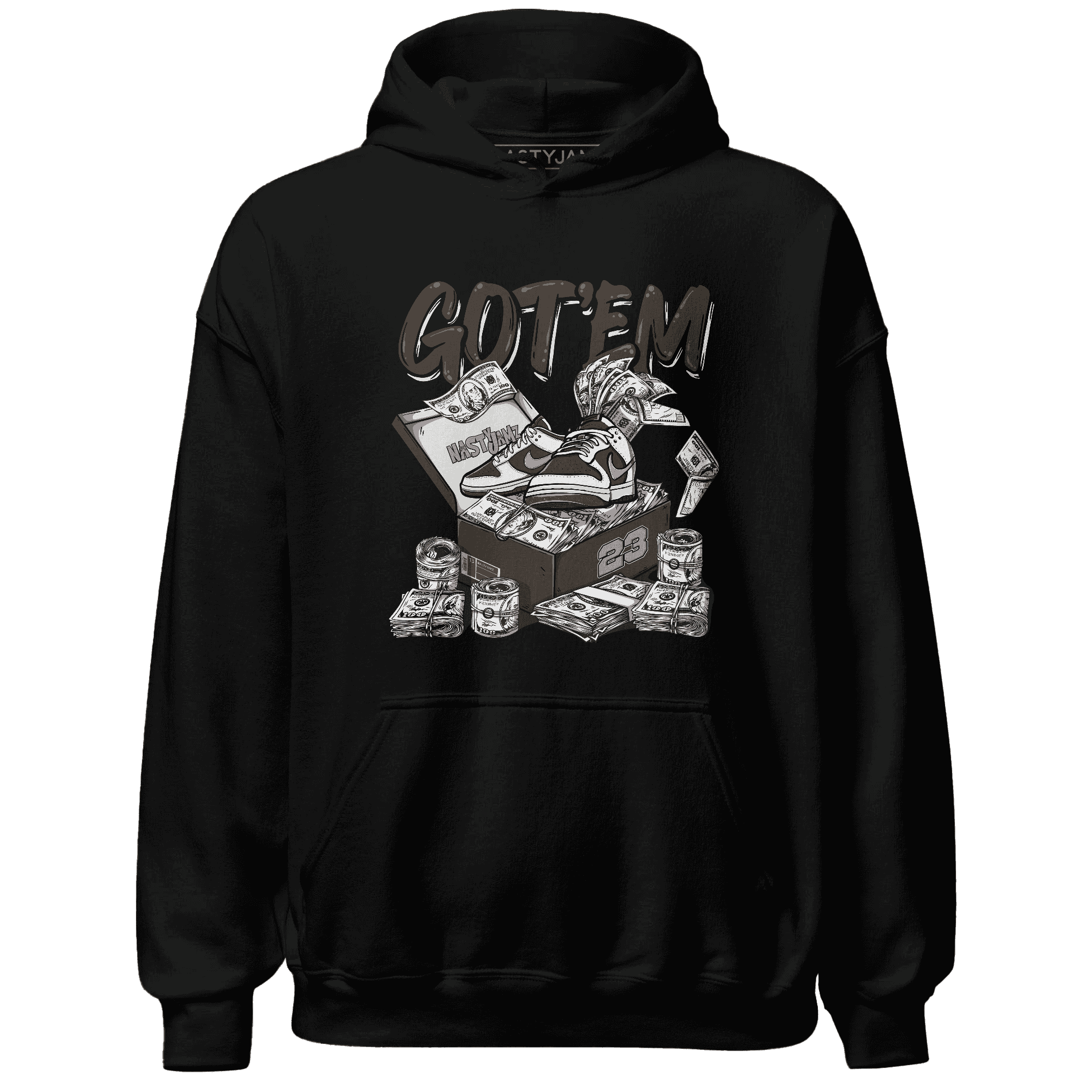 Dunk Low Baroque Brown Hoodie Match Dollar Sneaker Box - NastyJamz