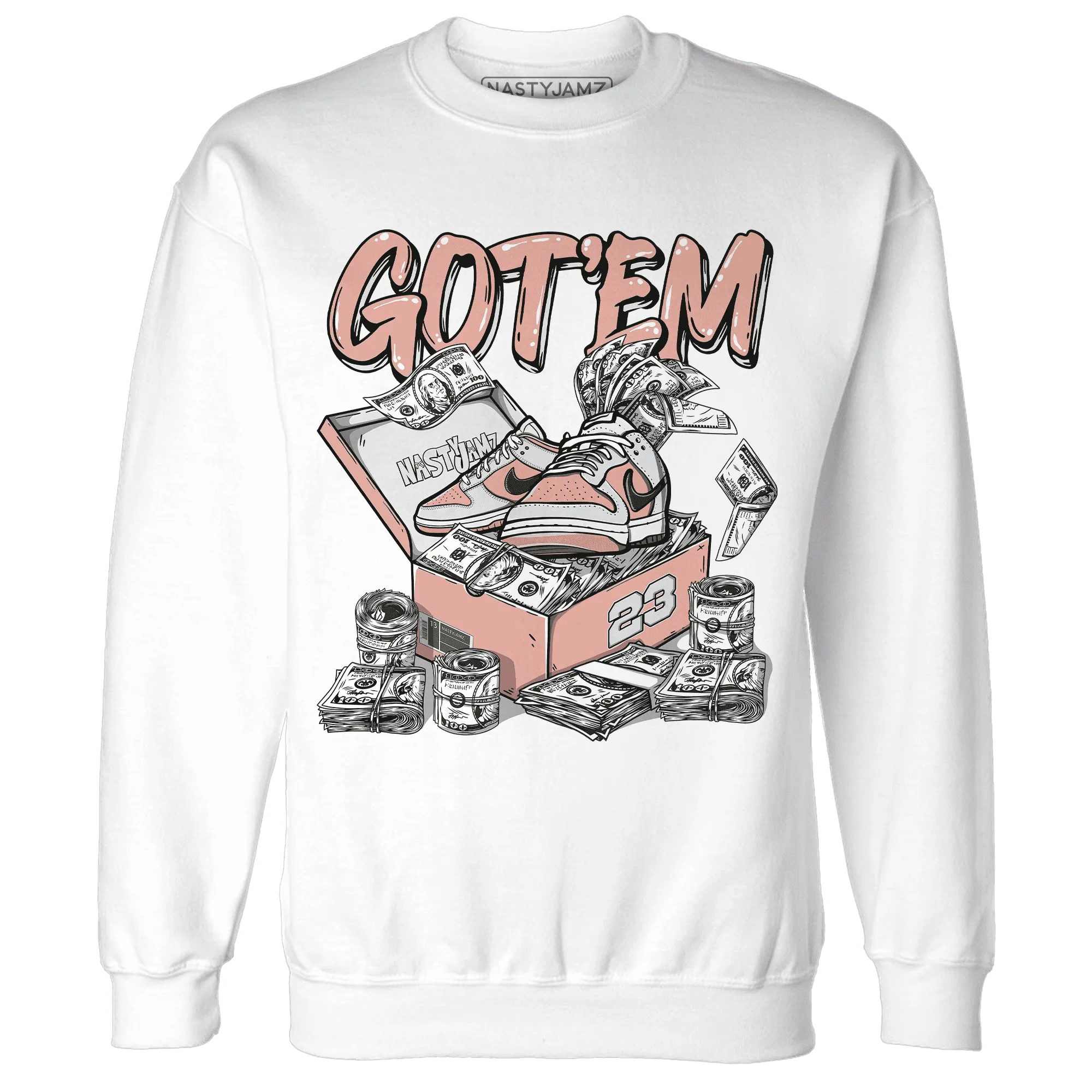 Dunk-Low-Glacier-Blue-Arctic-Orange-NastyJamz-Sweatshirt-Match-Dollar-Sneaker-Box