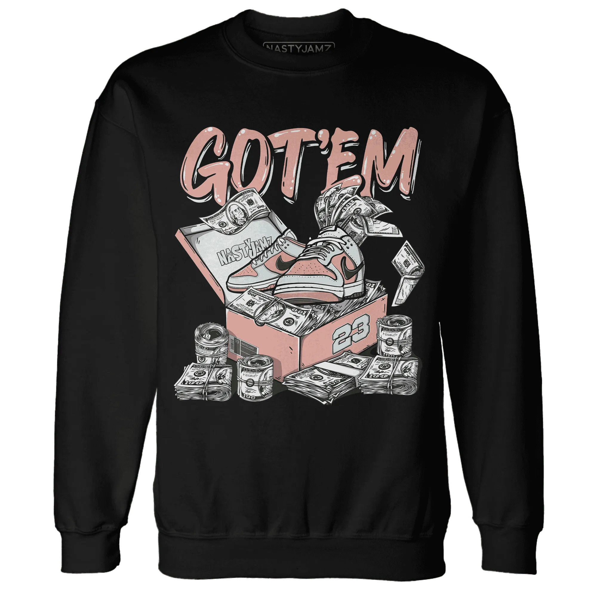 Dunk-Low-Glacier-Blue-Arctic-Orange-NastyJamz-Sweatshirt-Match-Dollar-Sneaker-Box