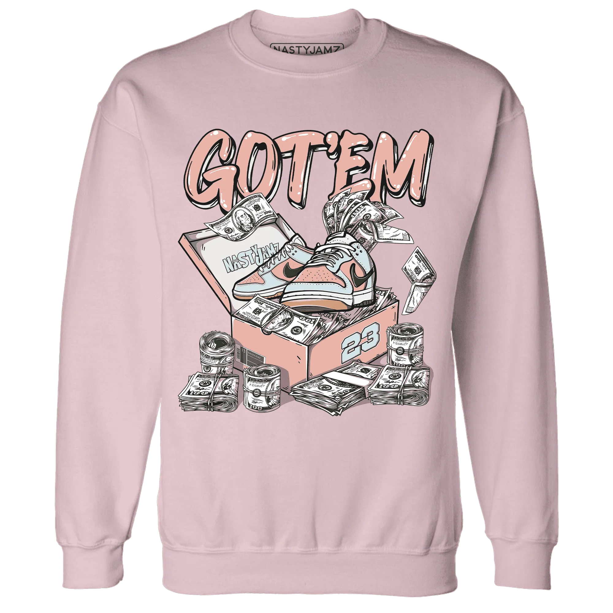 Dunk-Low-Glacier-Blue-Arctic-Orange-NastyJamz-Sweatshirt-Match-Dollar-Sneaker-Box