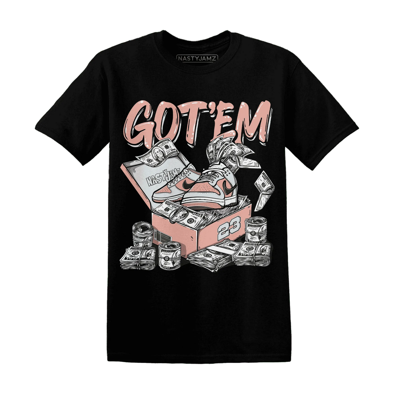 Dunk-Low-Glacier-Blue-Arctic-Orange-NastyJamz-T-Shirt-Match-Dollar-Sneaker-Box