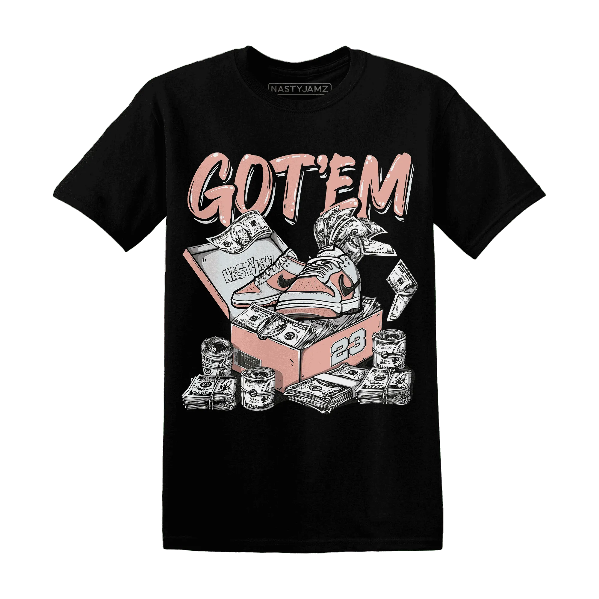 Dunk-Low-Glacier-Blue-Arctic-Orange-NastyJamz-T-Shirt-Match-Dollar-Sneaker-Box