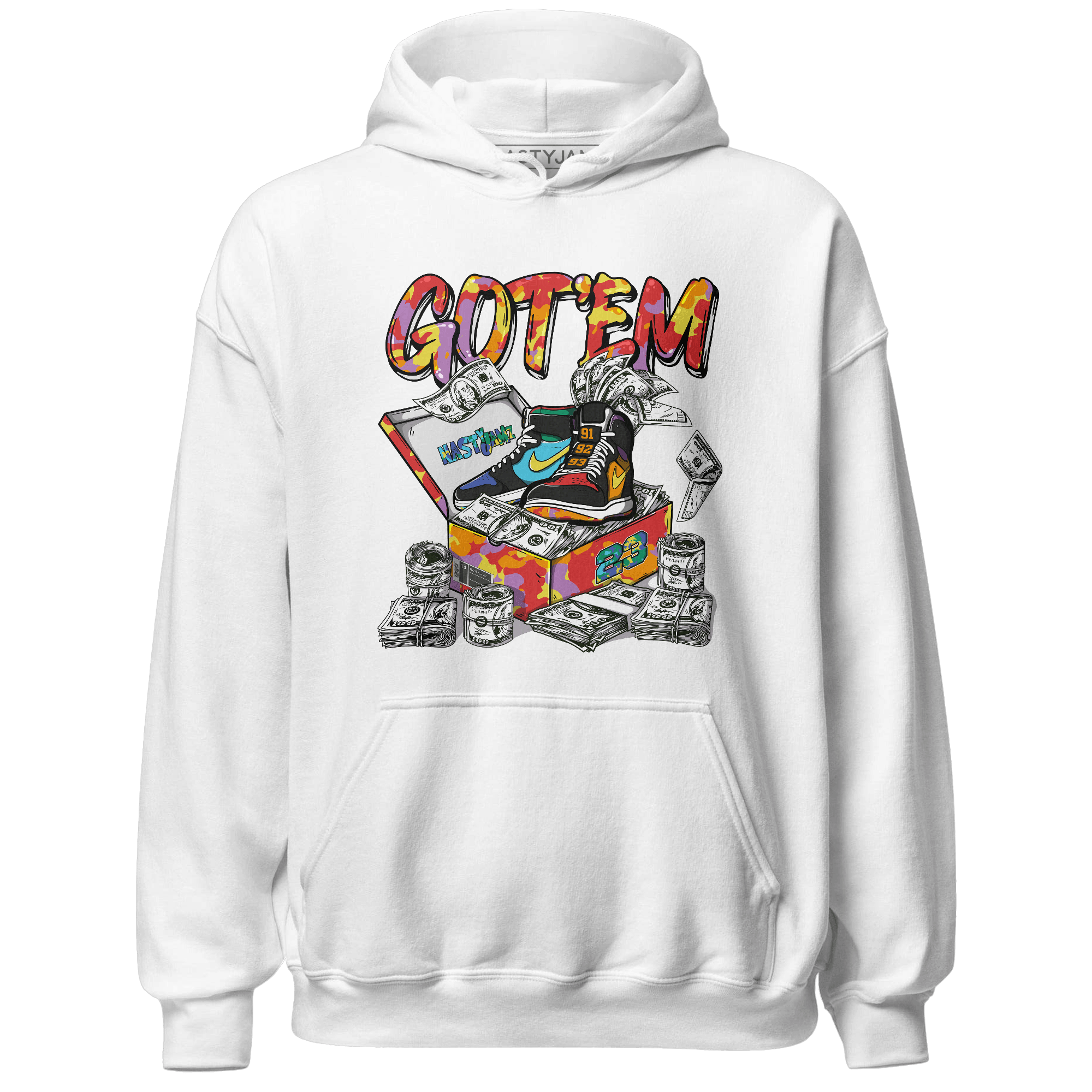 Mid GS Six Championships 1s Hoodie Match Dollar Sneaker Box - NastyJamz