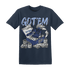 Midnight Navy 5s T Shirt Match Dollar Sneaker Box - NastyJamz