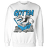 Powder Blue 9s Sweatshirt Match Dollar Sneaker Box - NastyJamz