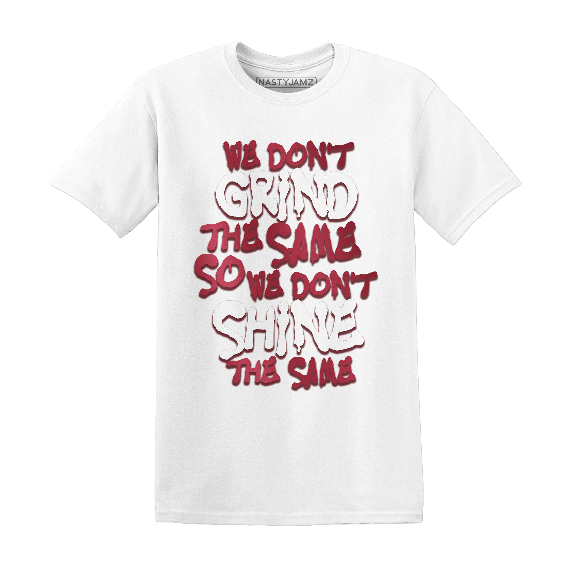 High 85 Metallic Burgundy 1s T Shirt Match Dont Shine The Same - NastyJamz