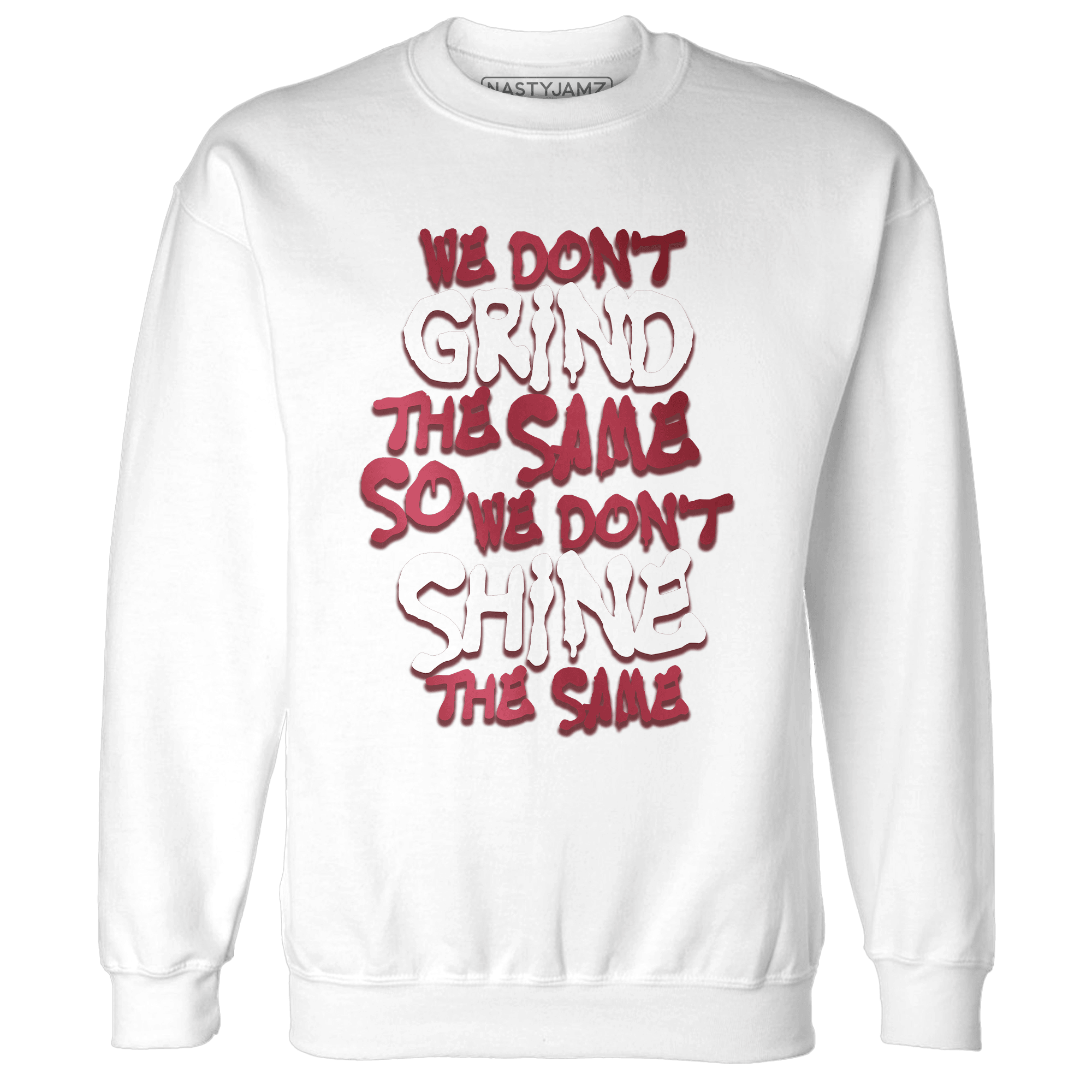 High 85 Metallic Burgundy 1s Sweatshirt Match Dont Shine The Same - NastyJamz