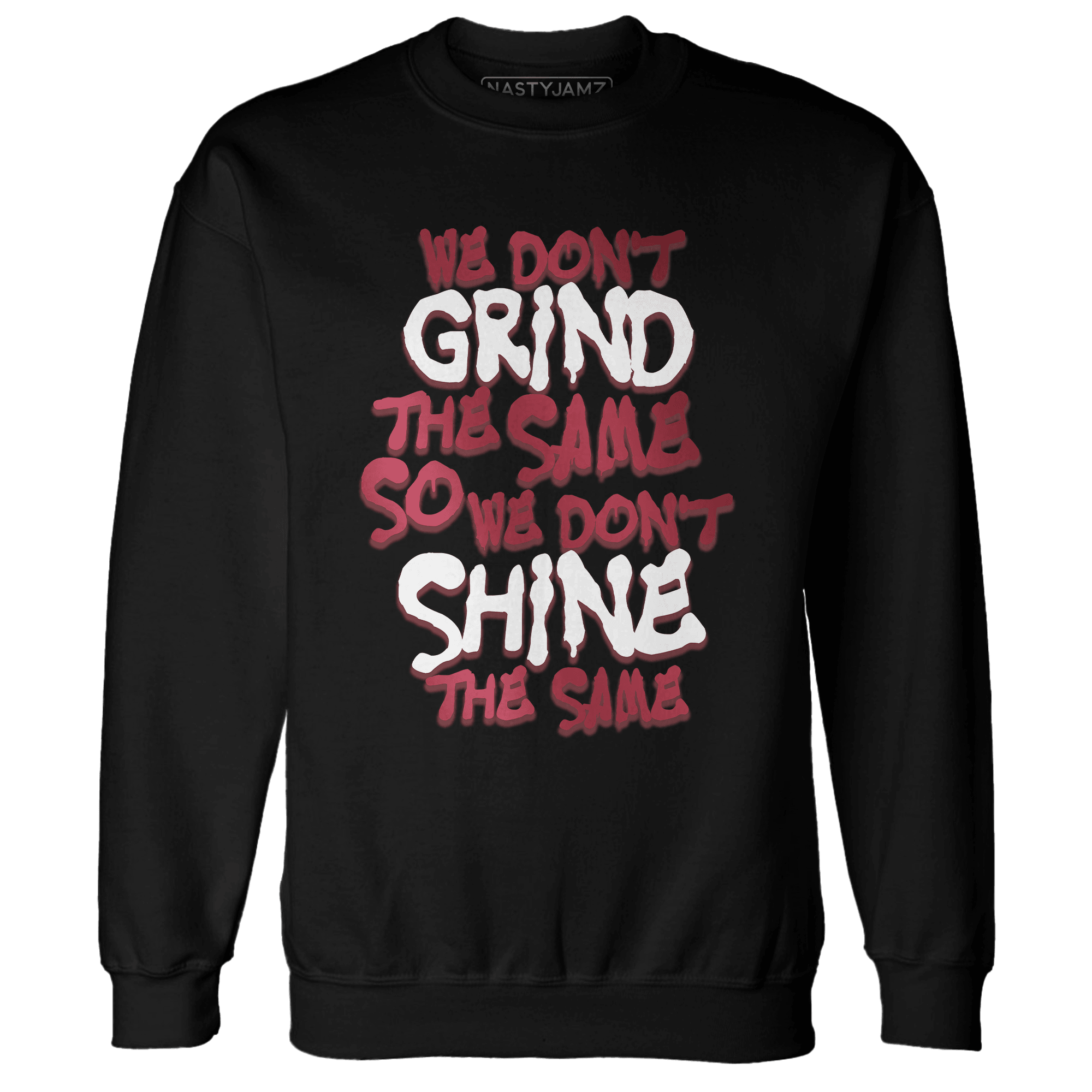 High 85 Metallic Burgundy 1s Sweatshirt Match Dont Shine The Same - NastyJamz