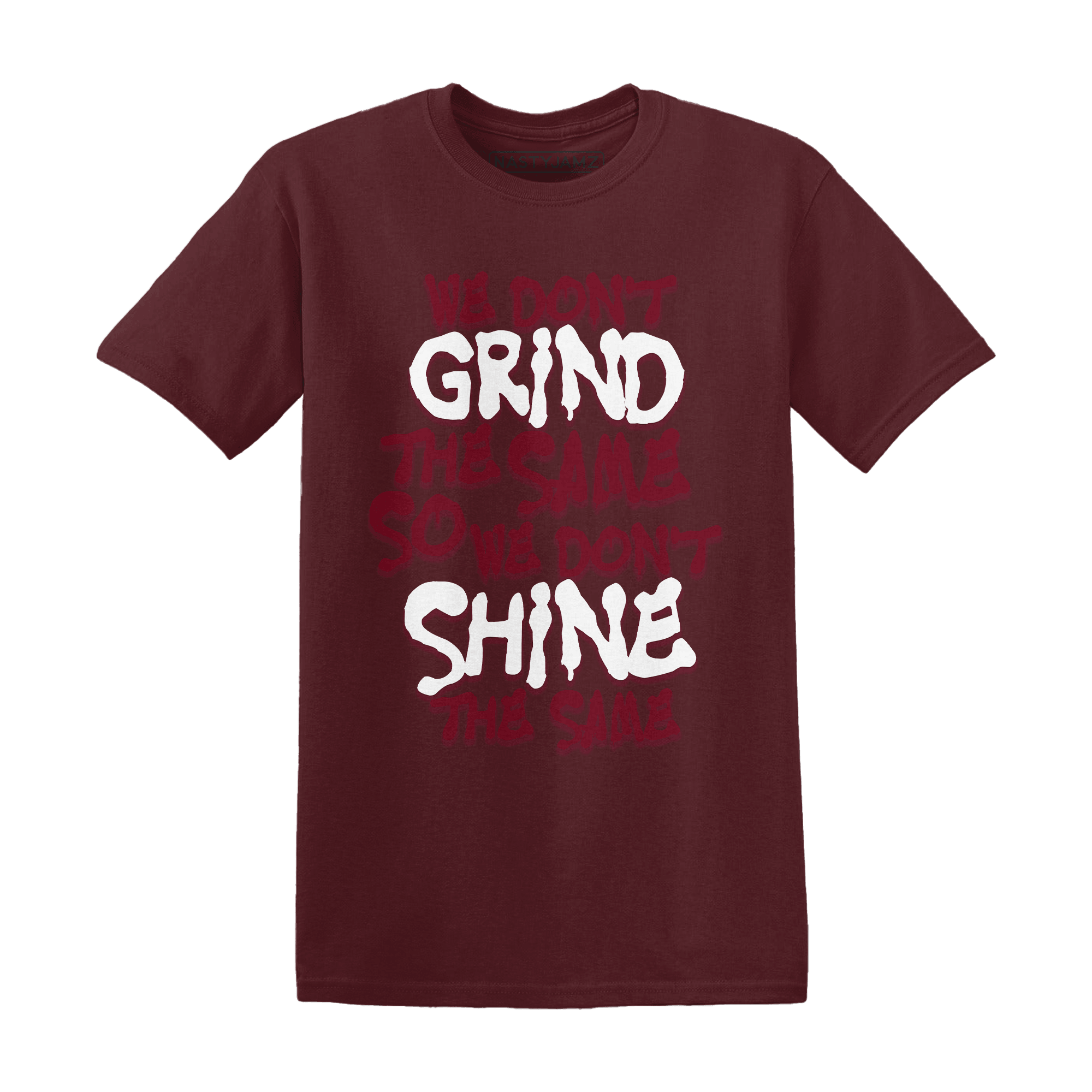 High White Team Red 1s T Shirt Match Dont Shine The Same - NastyJamz