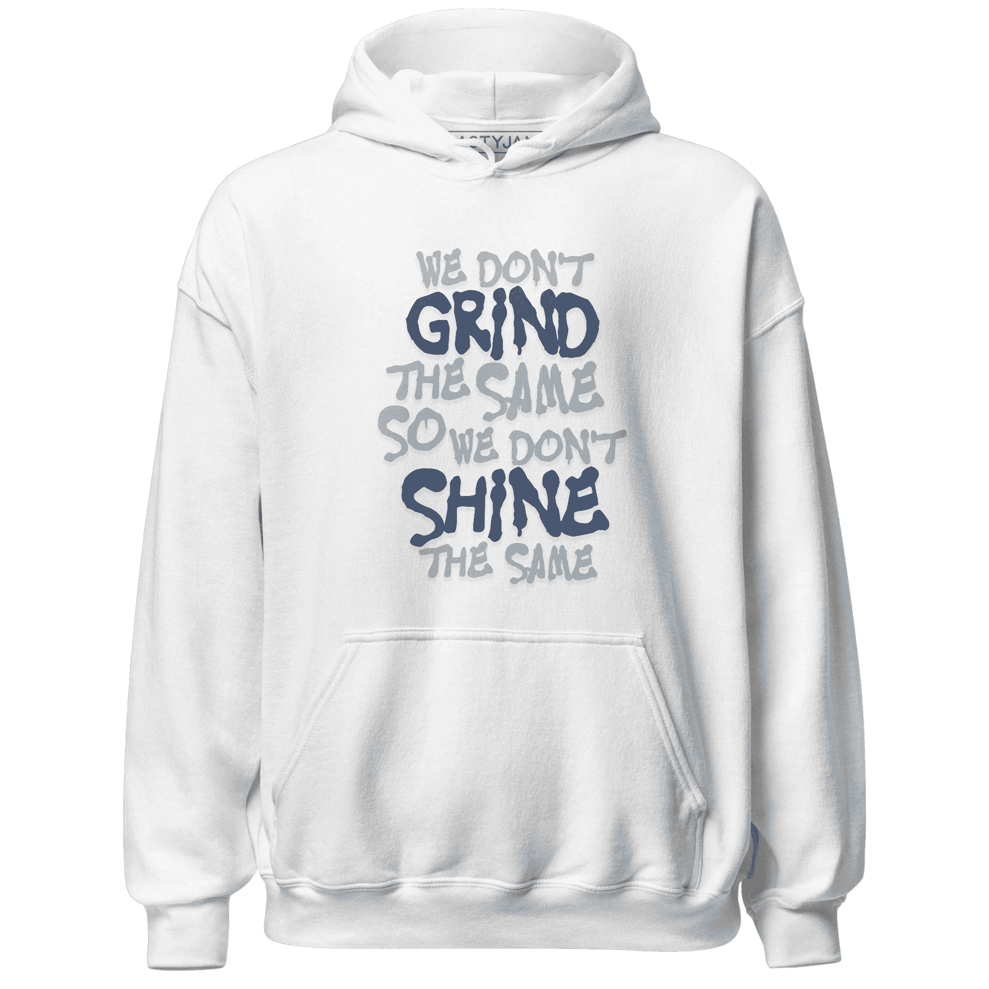 Mid Diffused Blue Grey 1s Hoodie Match Dont Shine The Same - NastyJamz