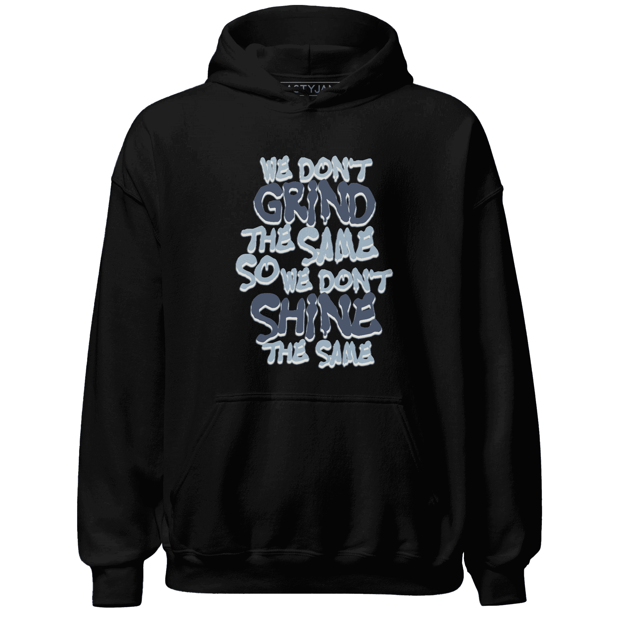 Mid Diffused Blue Grey 1s Hoodie Match Dont Shine The Same - NastyJamz