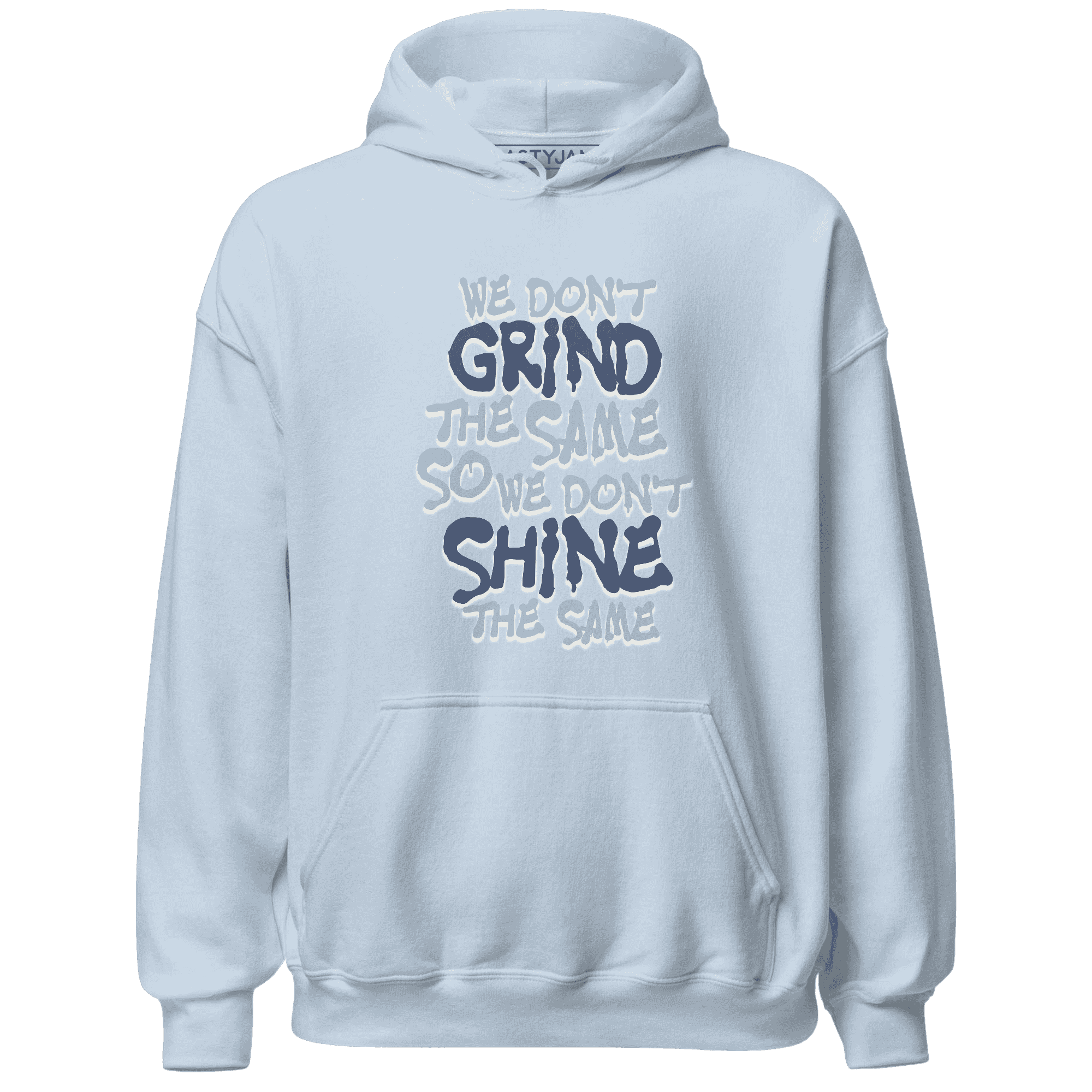 Mid Diffused Blue Grey 1s Hoodie Match Dont Shine The Same - NastyJamz