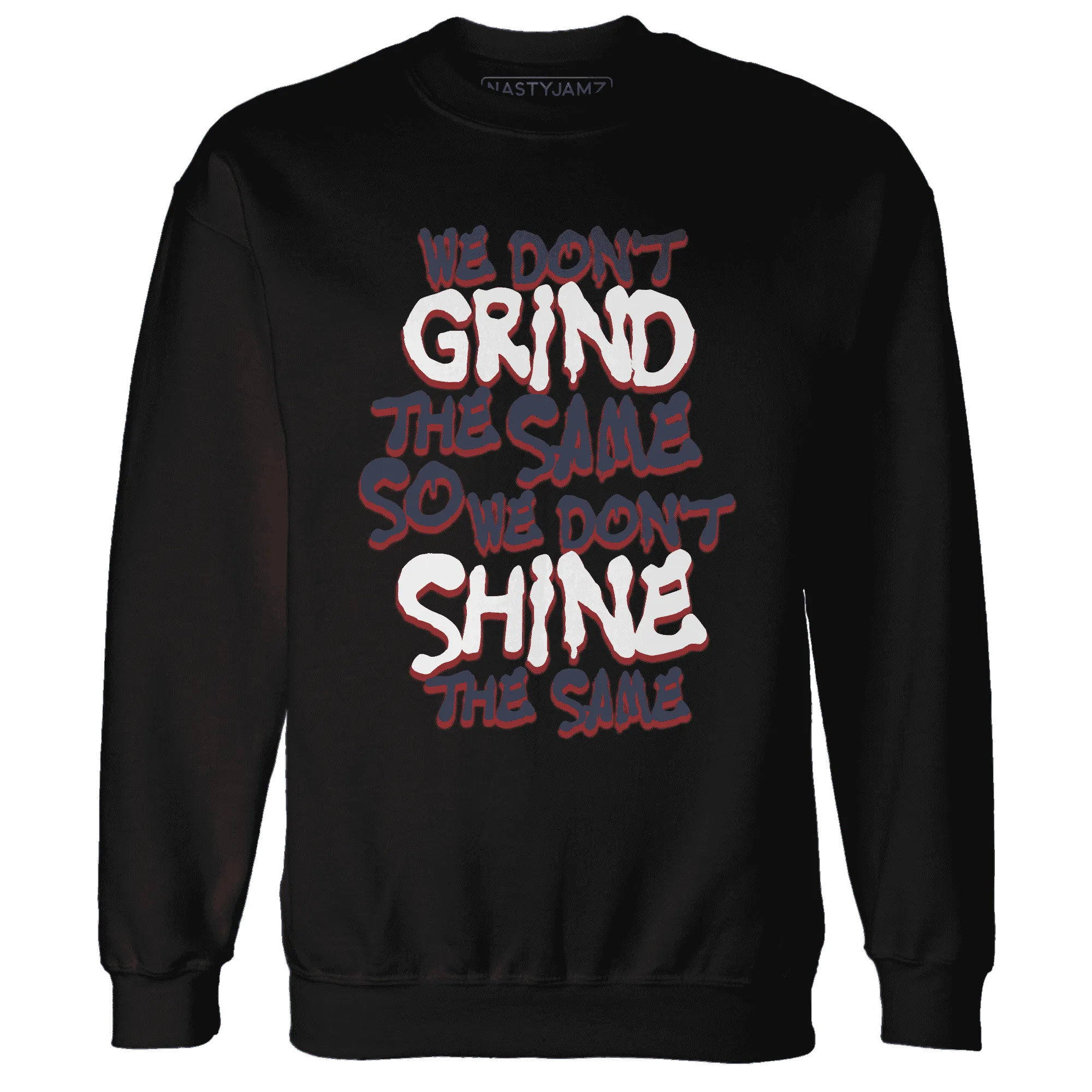 White-Navy-6s-Sweatshirt-Match-Dont-Shine-The-Same
