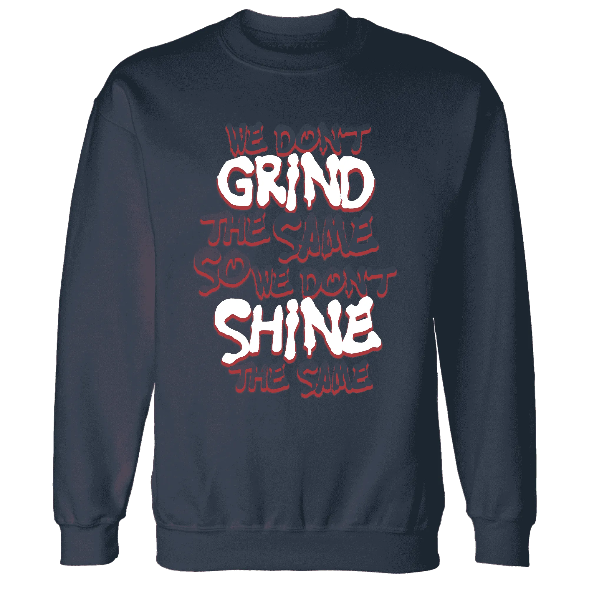 White-Navy-6s-Sweatshirt-Match-Dont-Shine-The-Same