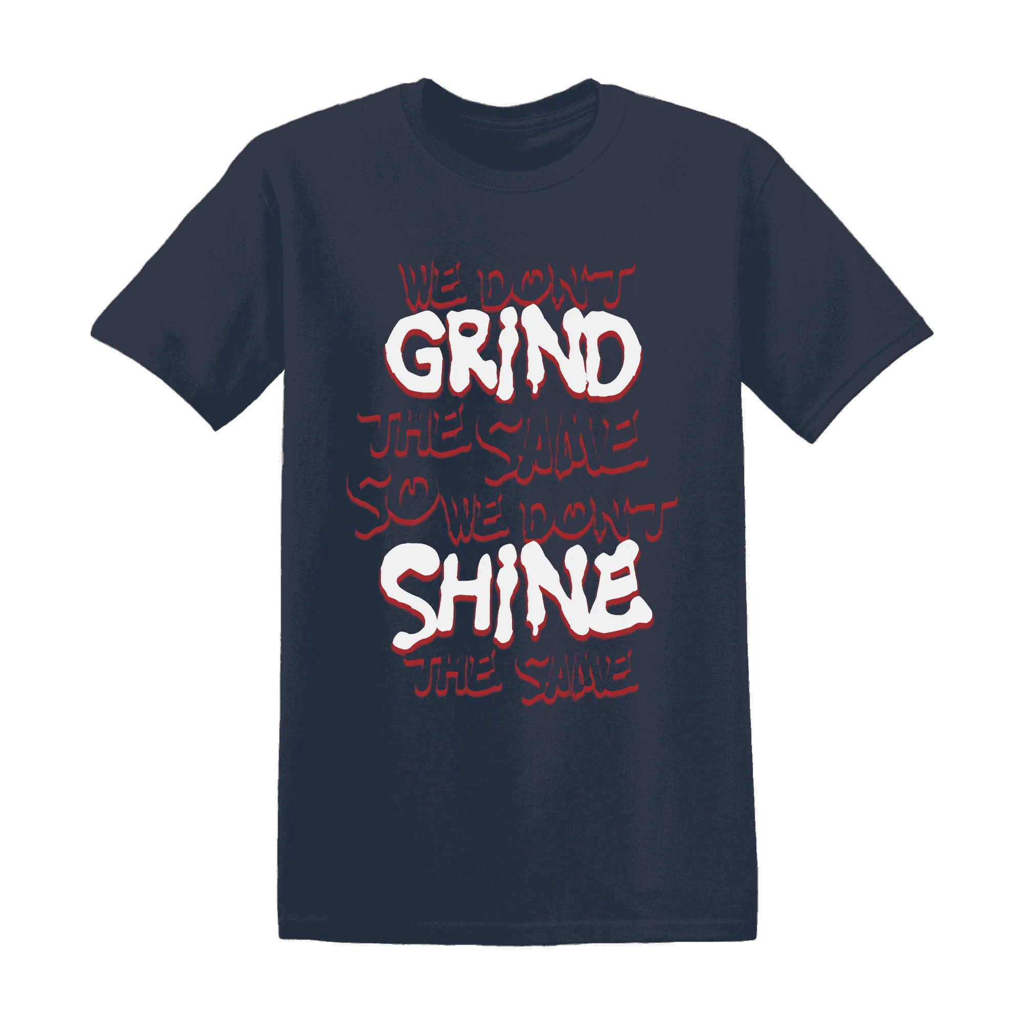 White-Navy-6s-T-Shirt-Match-Dont-Shine-The-Same