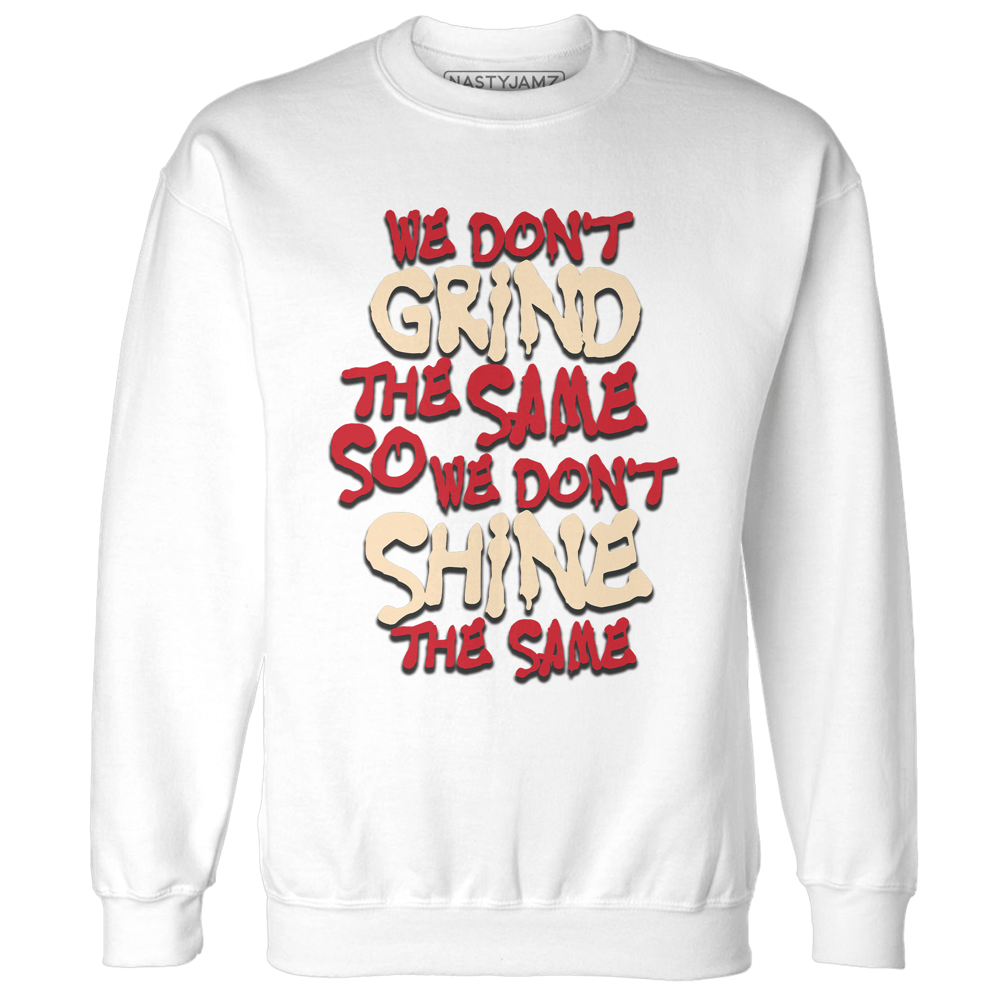 Jumman Jack University Red Sweatshirt Match Dont Shine The Same - NastyJamz