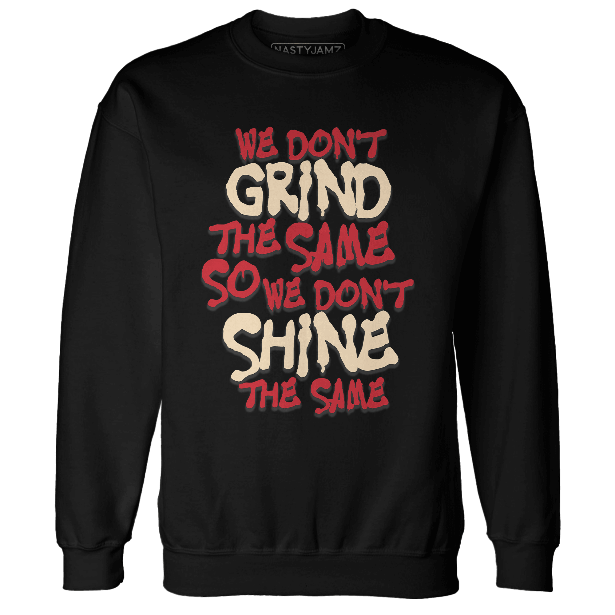 Jumman Jack University Red Sweatshirt Match Dont Shine The Same - NastyJamz