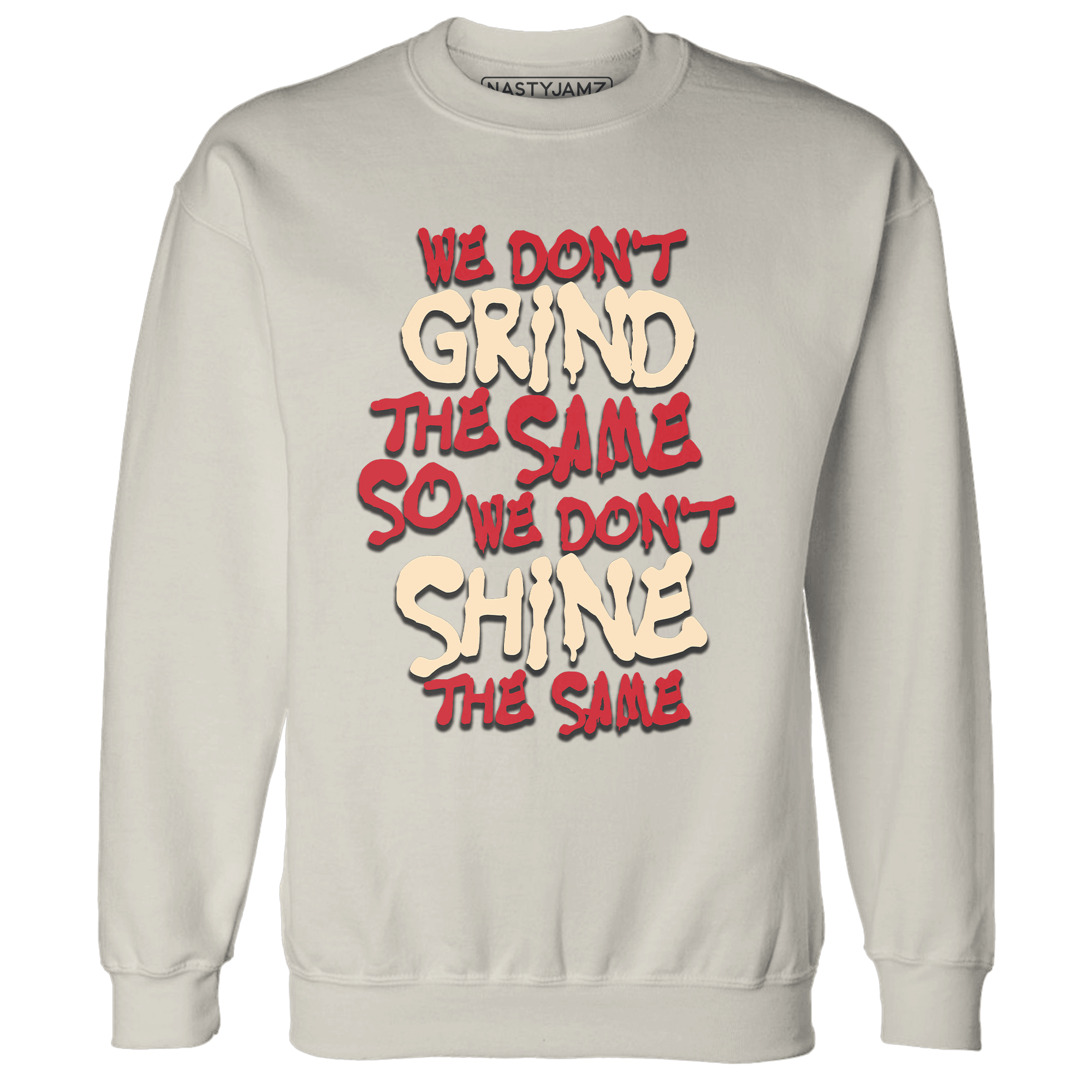 Jumman Jack University Red Sweatshirt Match Dont Shine The Same - NastyJamz