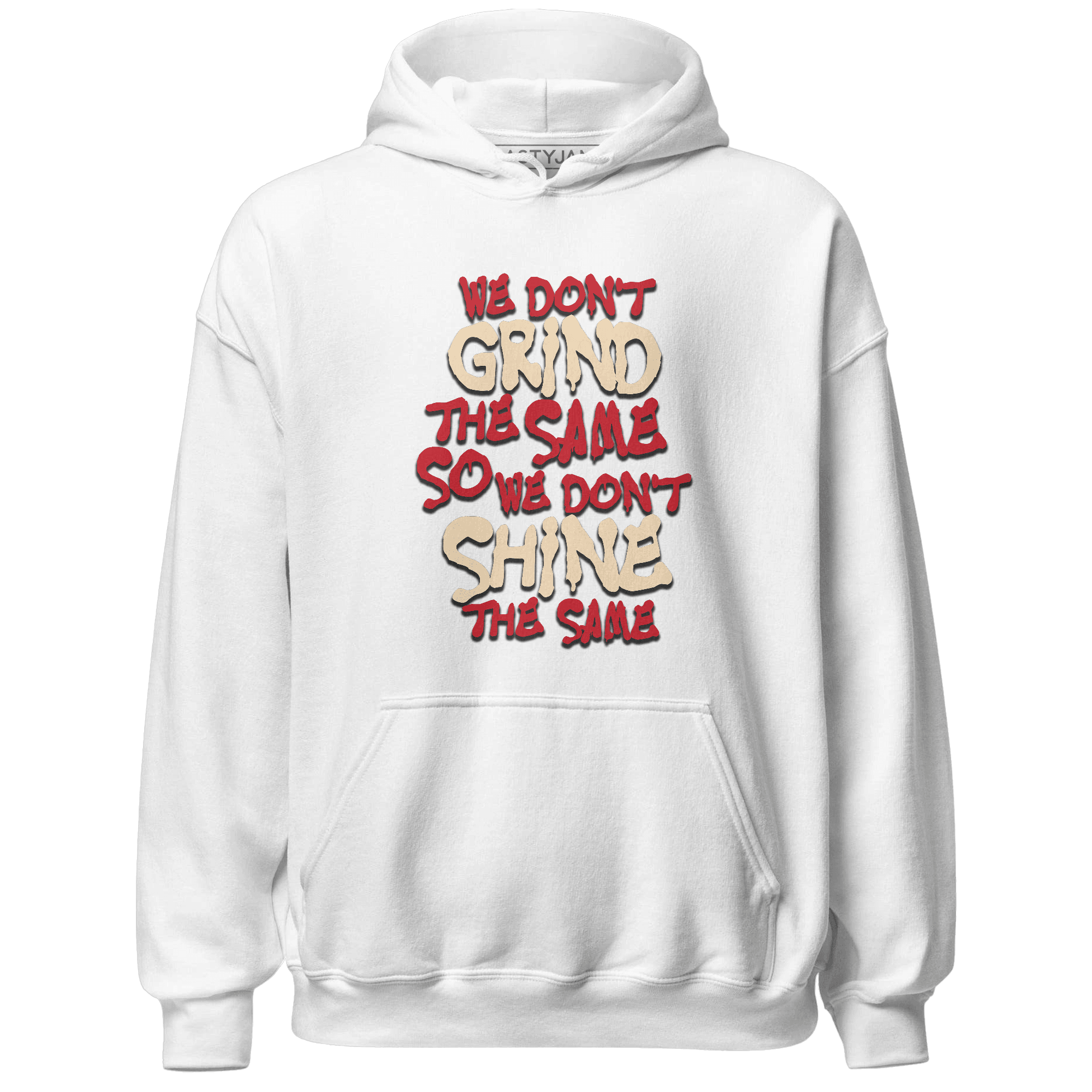Jumman Jack University Red Hoodie Match Dont Shine The Same - NastyJamz