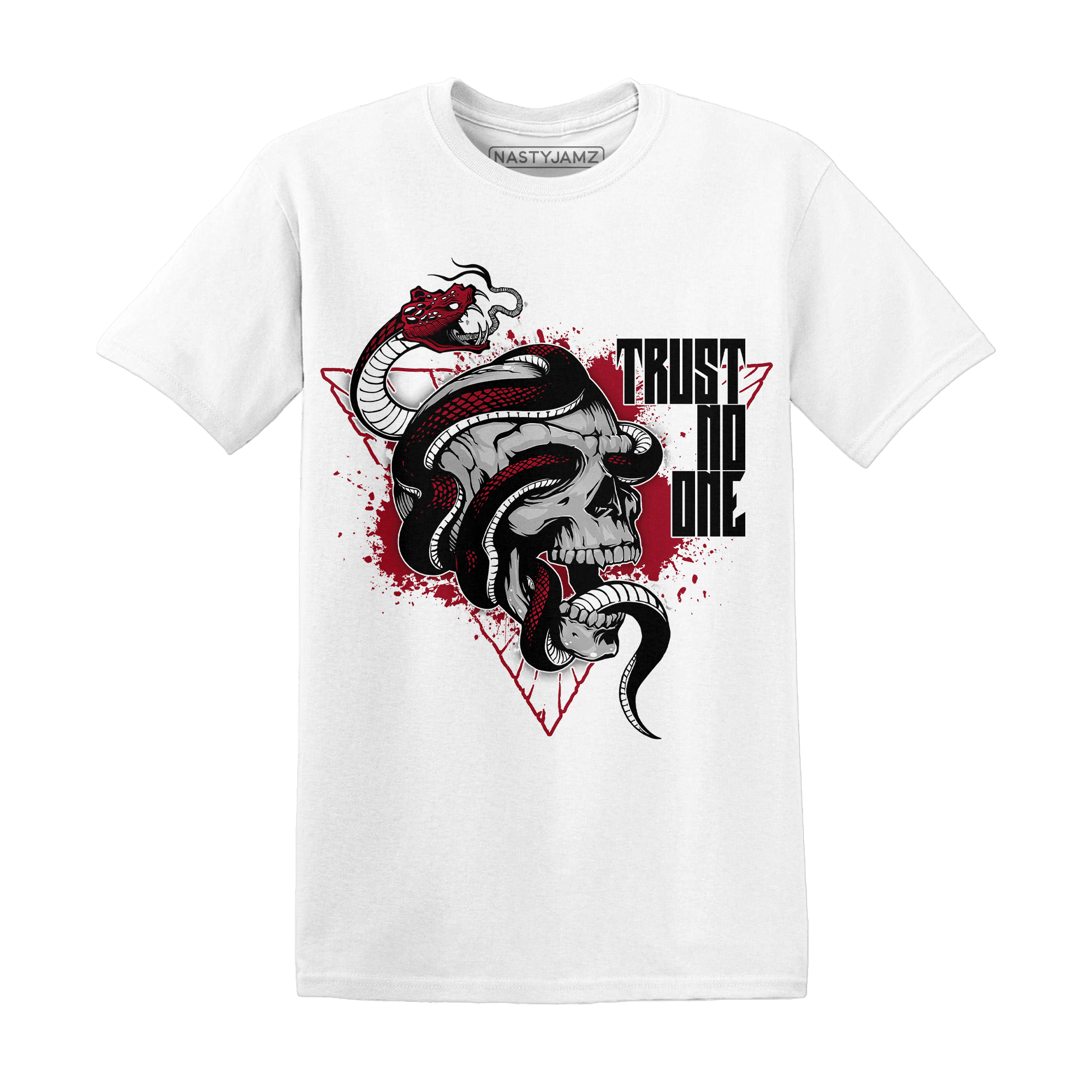 Retro Red Taxi 12s T Shirt Match Dont Trust Any - NastyJamz