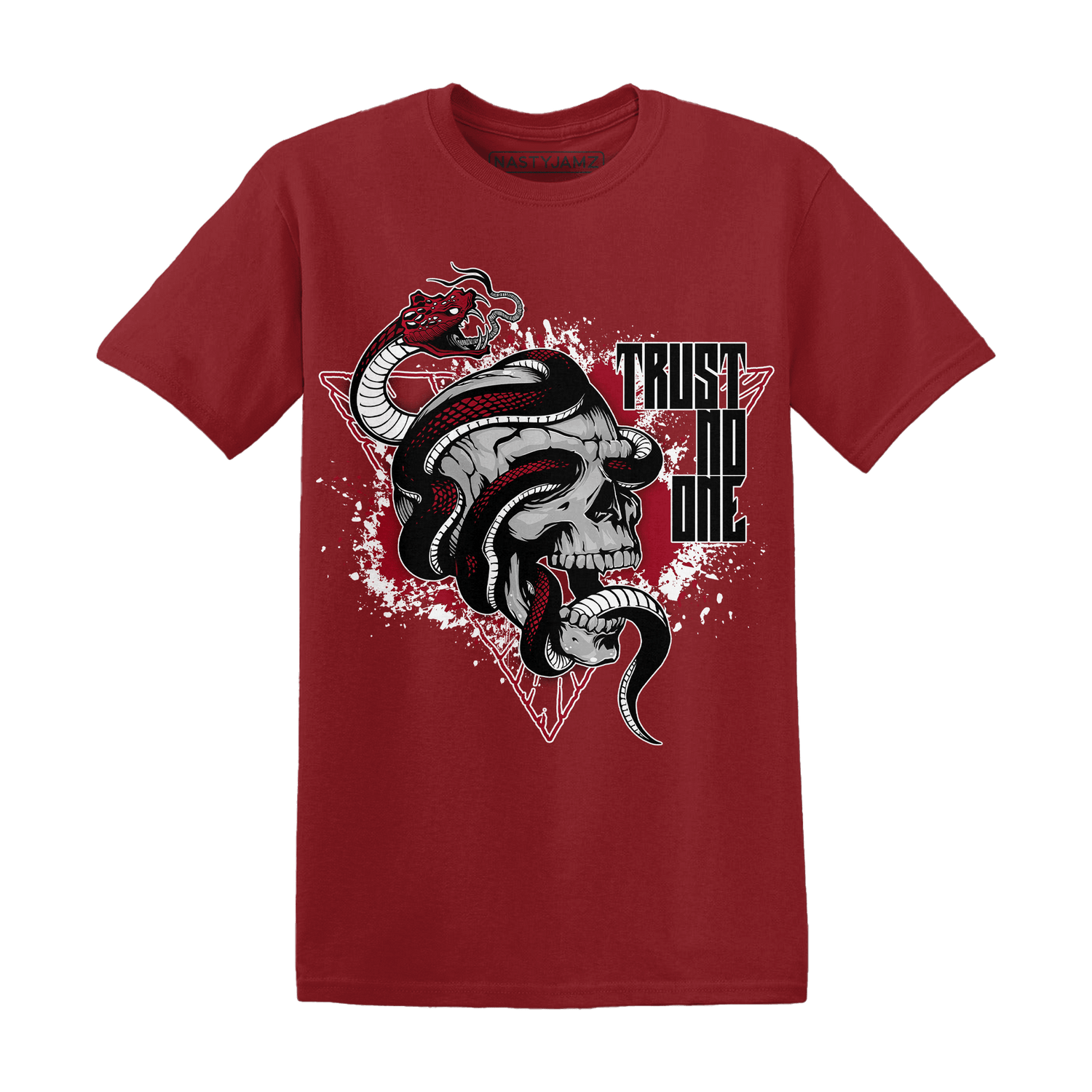 Retro Red Taxi 12s T Shirt Match Dont Trust Any - NastyJamz