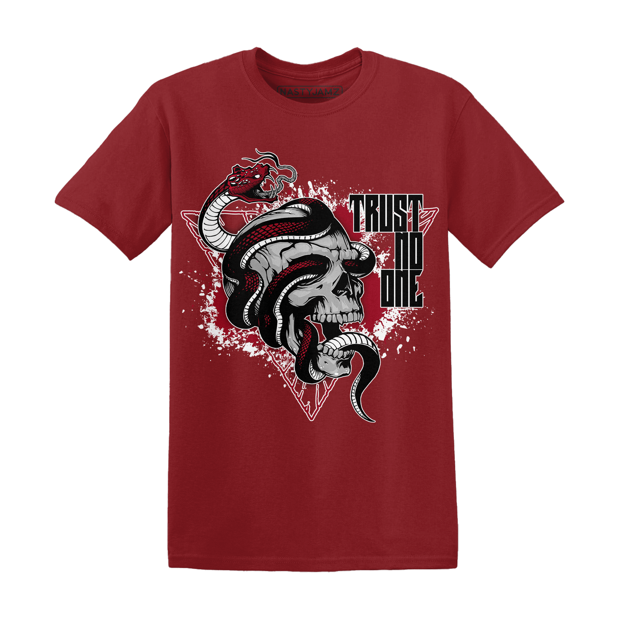 Retro Red Taxi 12s T Shirt Match Dont Trust Any - NastyJamz