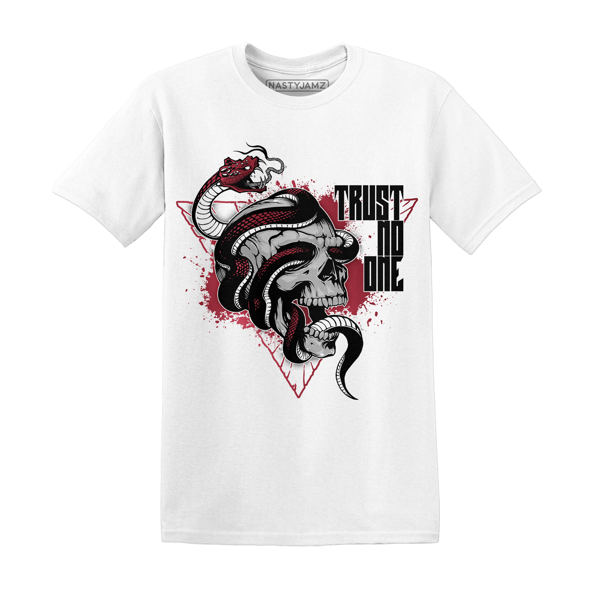 High 85 Metallic Burgundy 1s T Shirt Match Dont Trust Any - NastyJamz