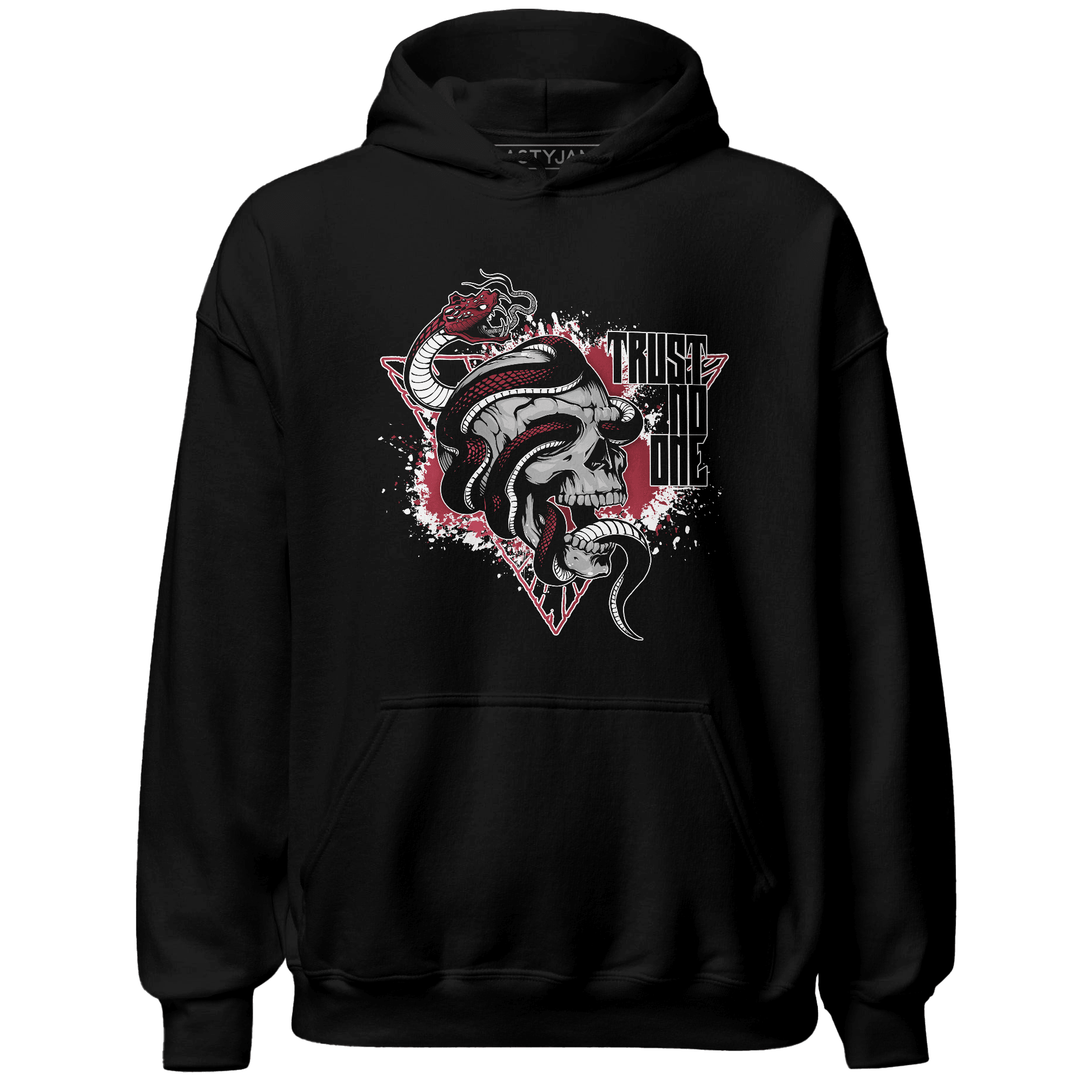 High 85 Metallic Burgundy 1s Hoodie Match Dont Trust Any - NastyJamz