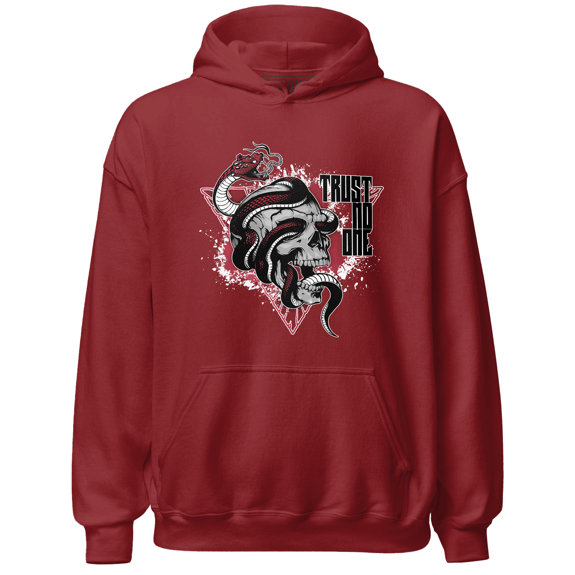 High 85 Metallic Burgundy 1s Hoodie Match Dont Trust Any - NastyJamz