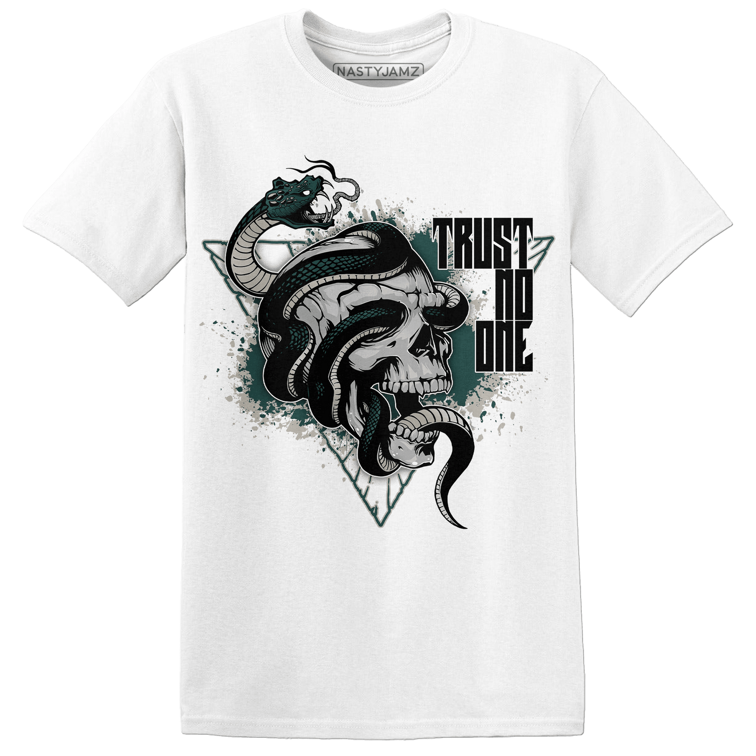 Oxidized Green 4s T Shirt Match Dont Trust Any - NastyJamz