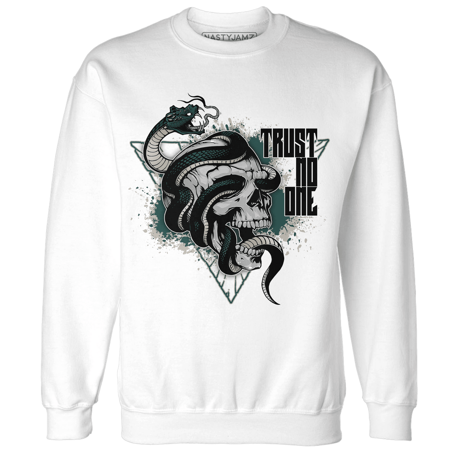 Oxidized Green 4s Sweatshirt Match Dont Trust Any - NastyJamz