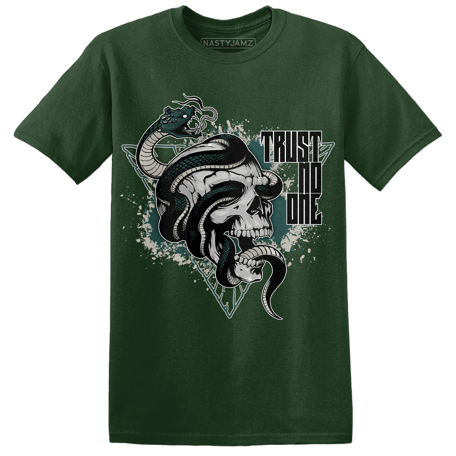 Oxidized Green 4s T Shirt Match Dont Trust Any - NastyJamz