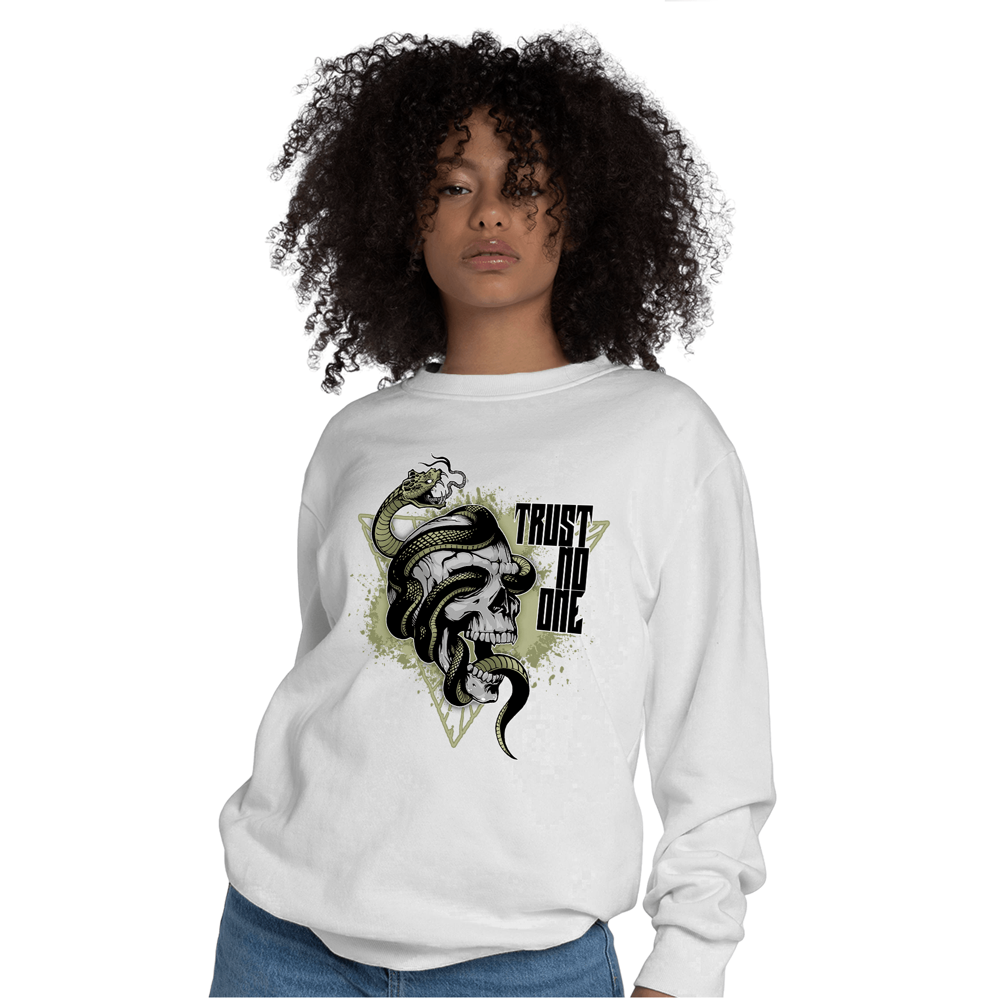 Yeezy Slide Resin Sweatshirt Match Dont Trust Any - NastyJamz