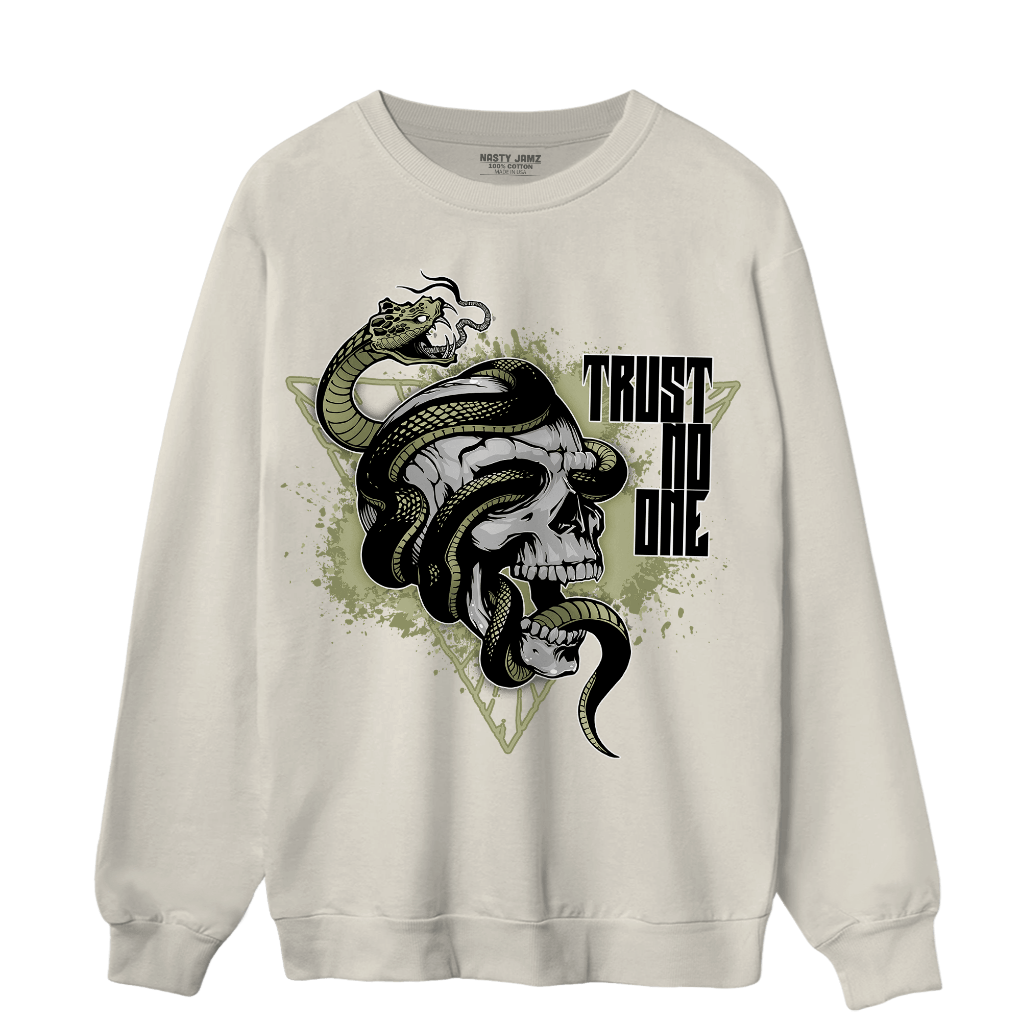 Yeezy Slide Resin Sweatshirt Match Dont Trust Any - NastyJamz