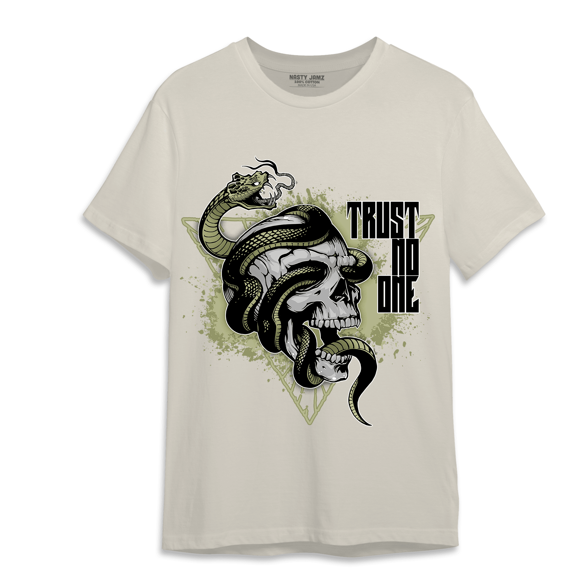 Yeezy Slide Resin T Shirt Match Dont Trust Any - NastyJamz