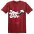Retro Red Taxi 12s T Shirt Match Dope Sneaker - NastyJamz