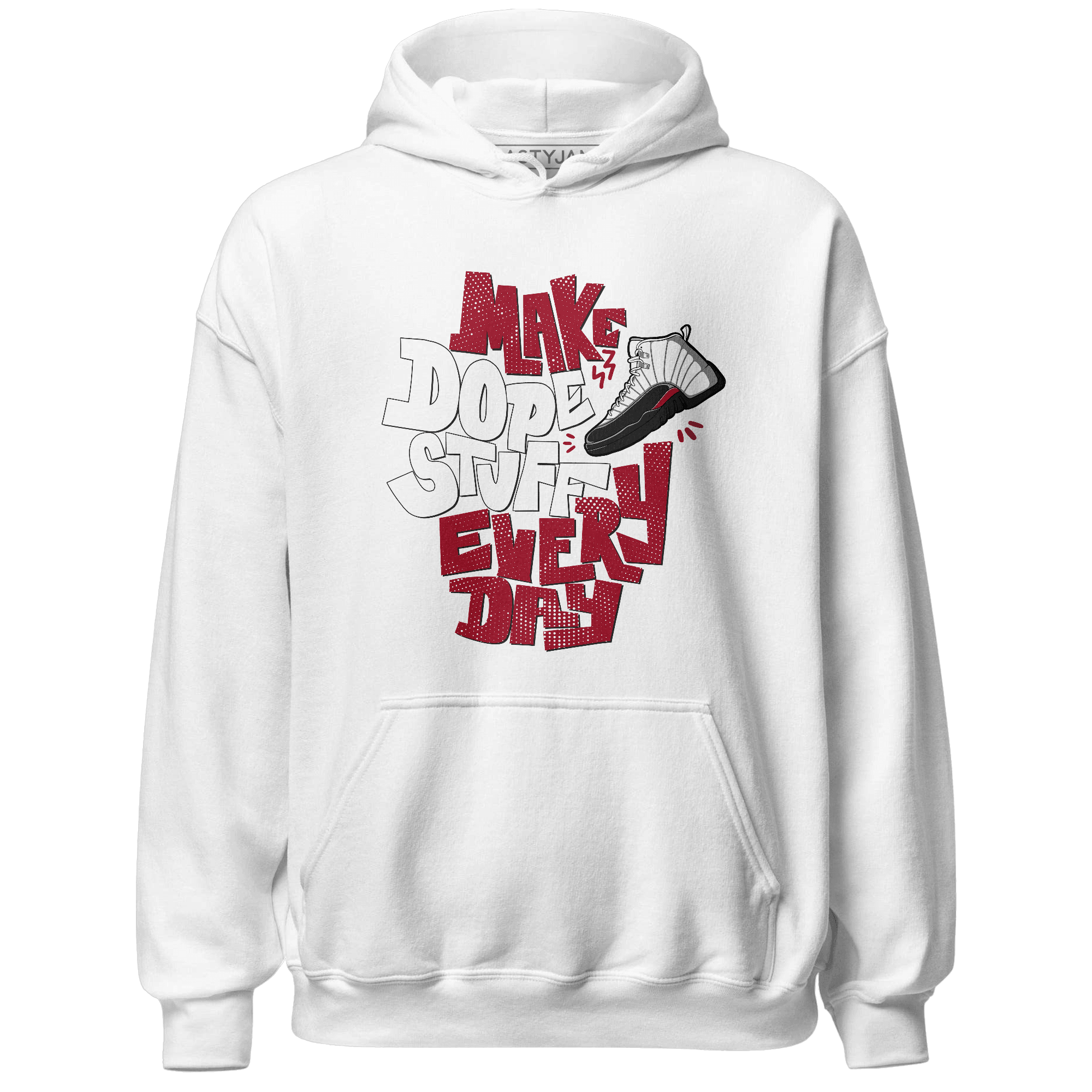 Retro Red Taxi 12s Hoodie Match Dope Sneaker - NastyJamz