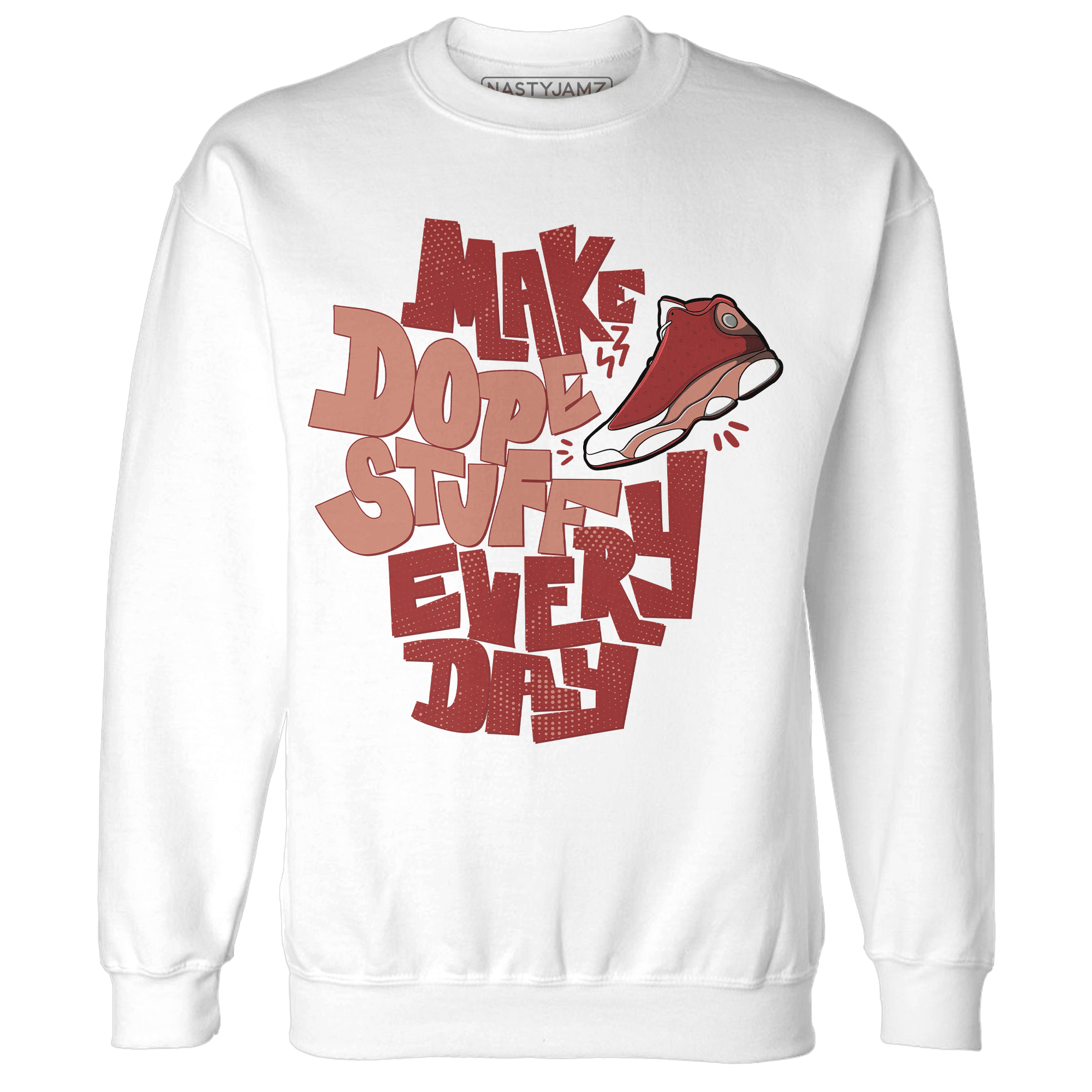Dune Red 13s Sweatshirt Match Dope Sneaker - NastyJamz