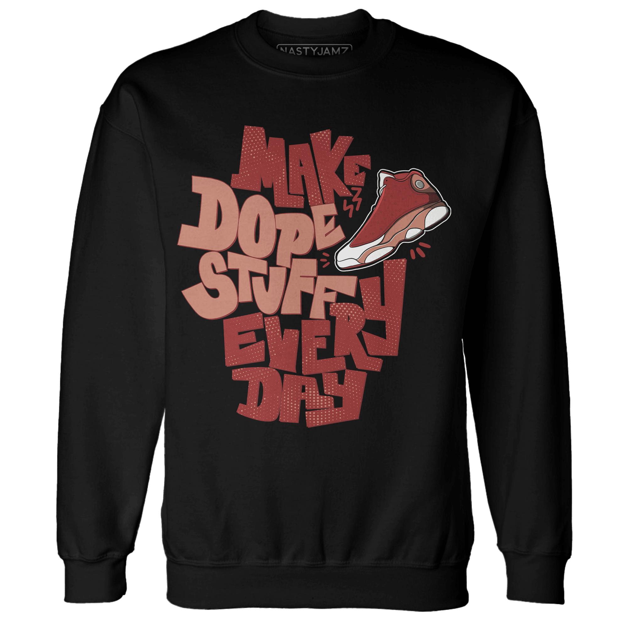 Dune Red 13s Sweatshirt Match Dope Sneaker - NastyJamz