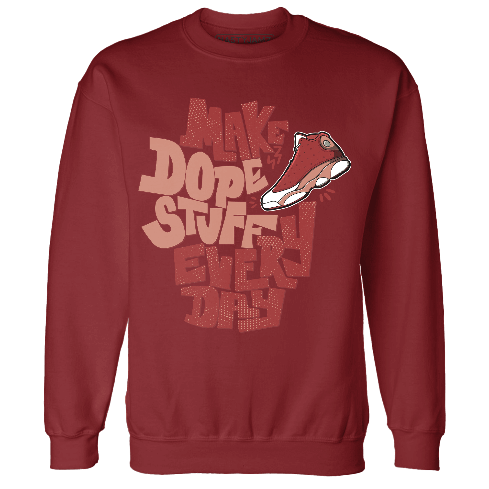 Dune Red 13s Sweatshirt Match Dope Sneaker - NastyJamz