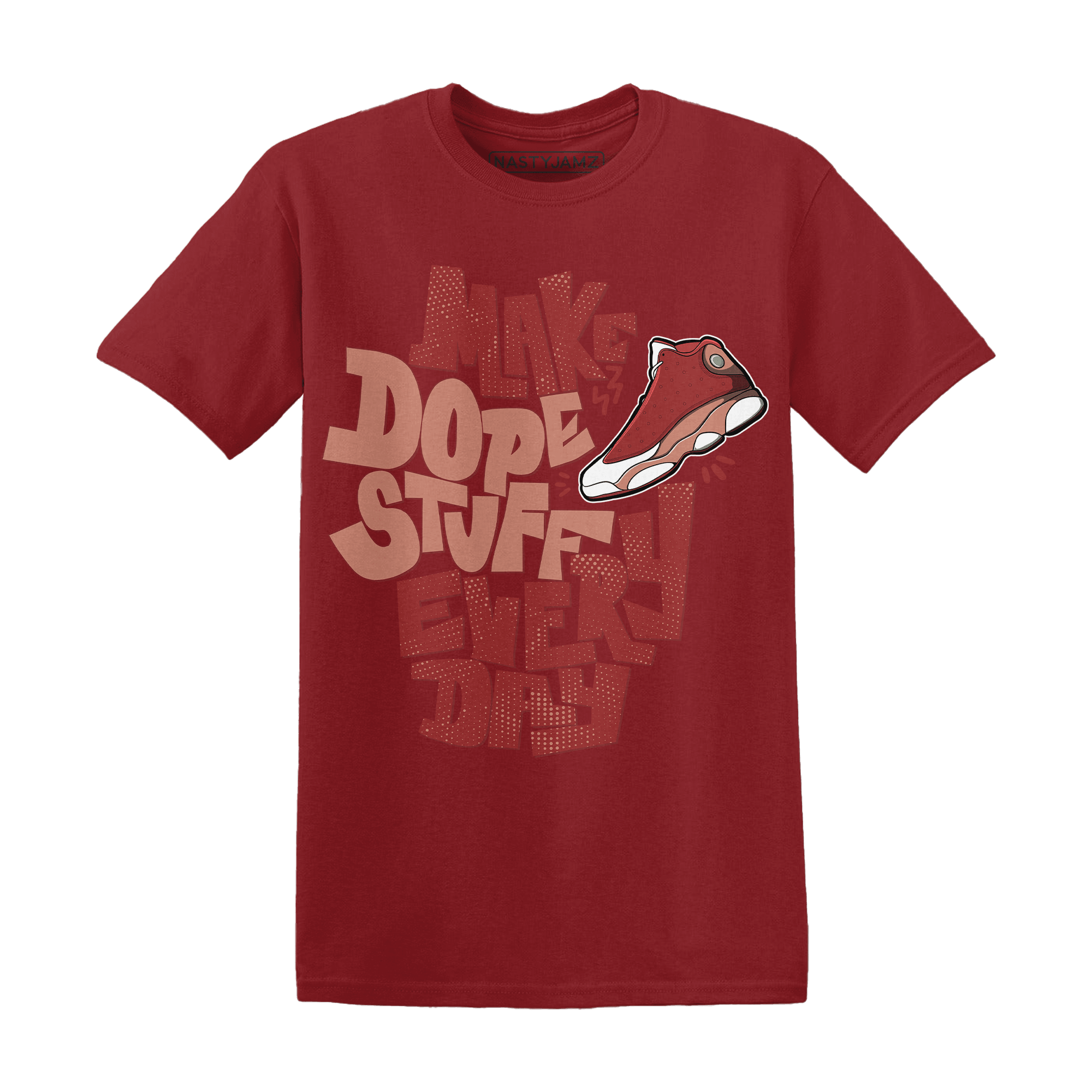 Dune Red 13s T Shirt Match Dope Sneaker - NastyJamz