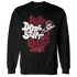 High White Team Red 1s Sweatshirt Match Dope Sneaker - NastyJamz